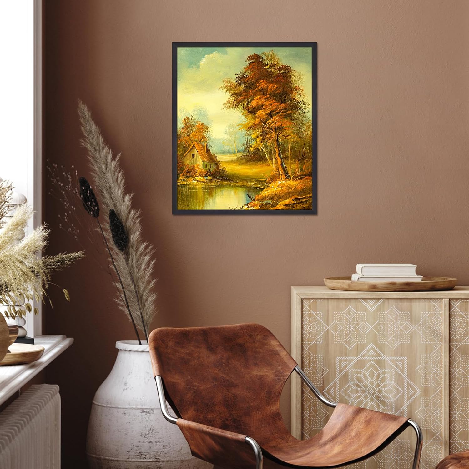 Giftgarden 20x24 Poster Picture Frame Black, Textured Metal Frame 24x20 for Wall Display, Single