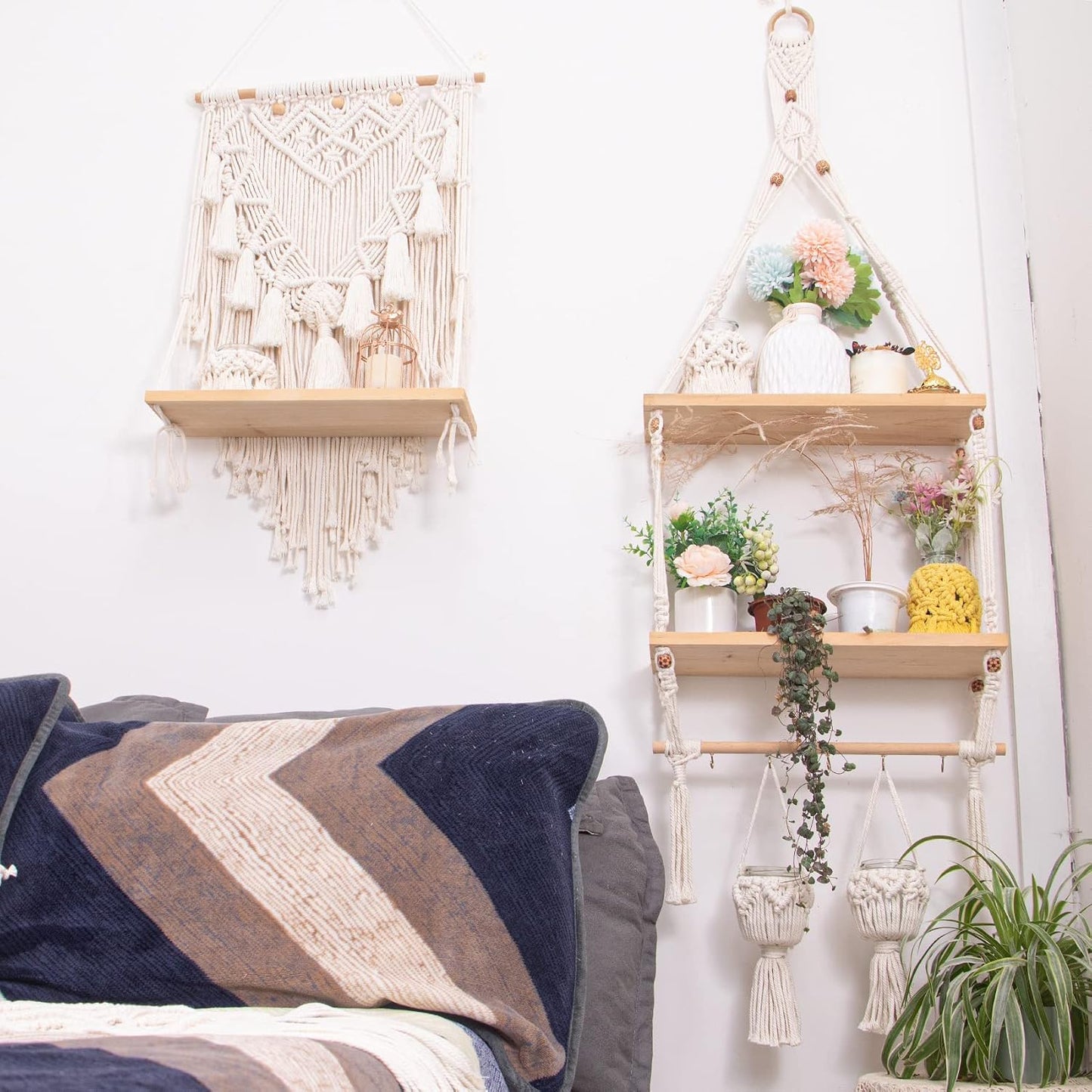 Woven Rope Organizer / 2tier Shelves