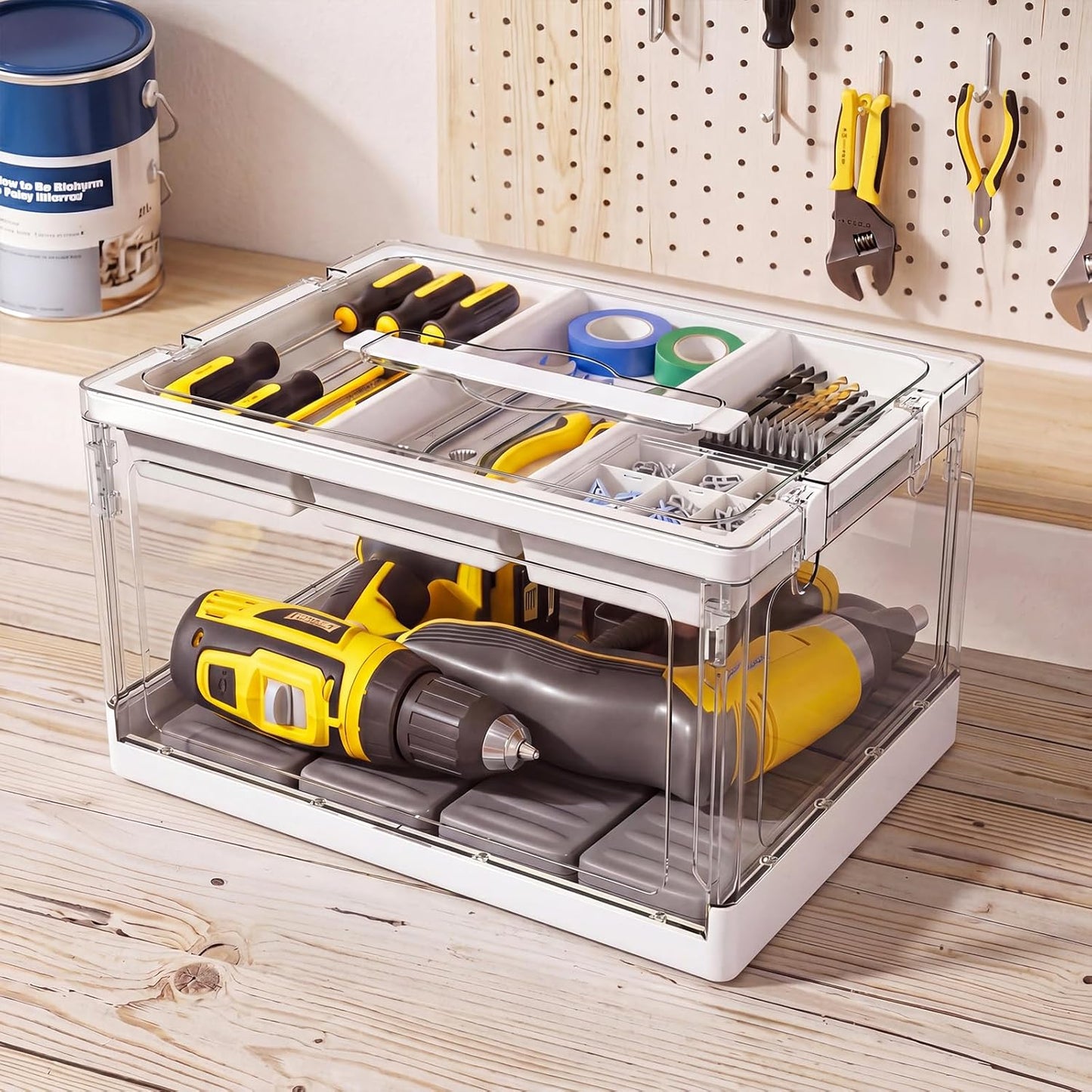 Trays / Art Supply Organizer and Storage / Clear