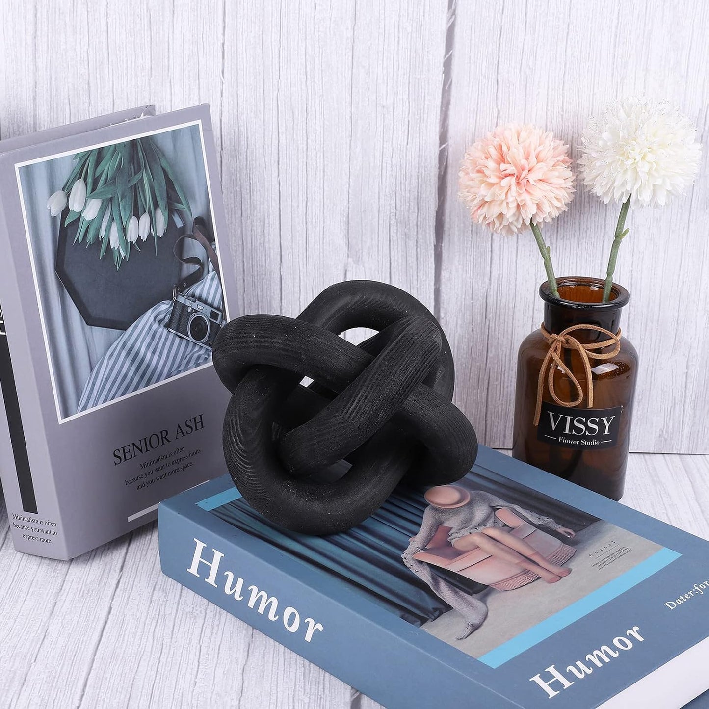 Wood Knot Decor / Black
