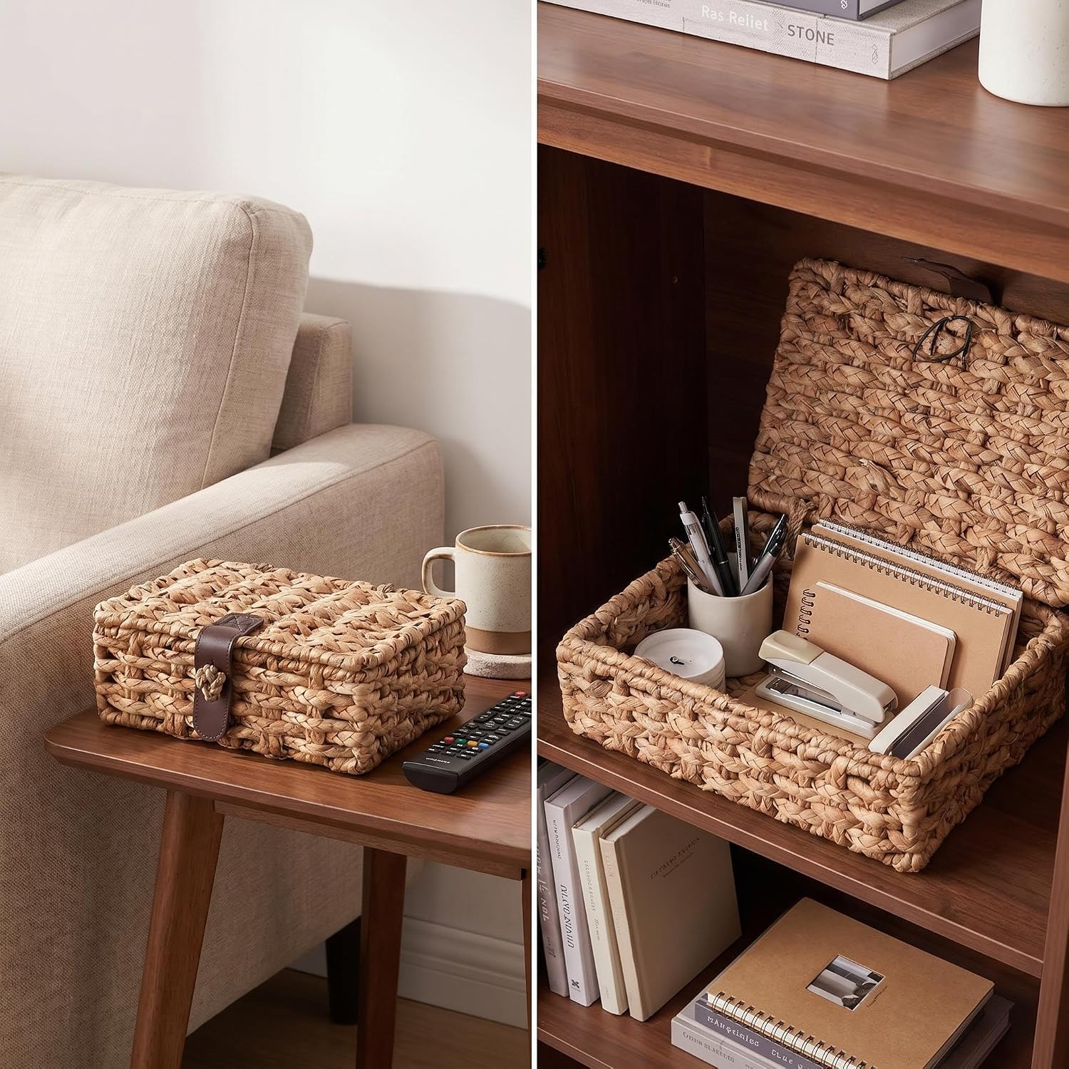 Wicker Storage Basket / Set of 2