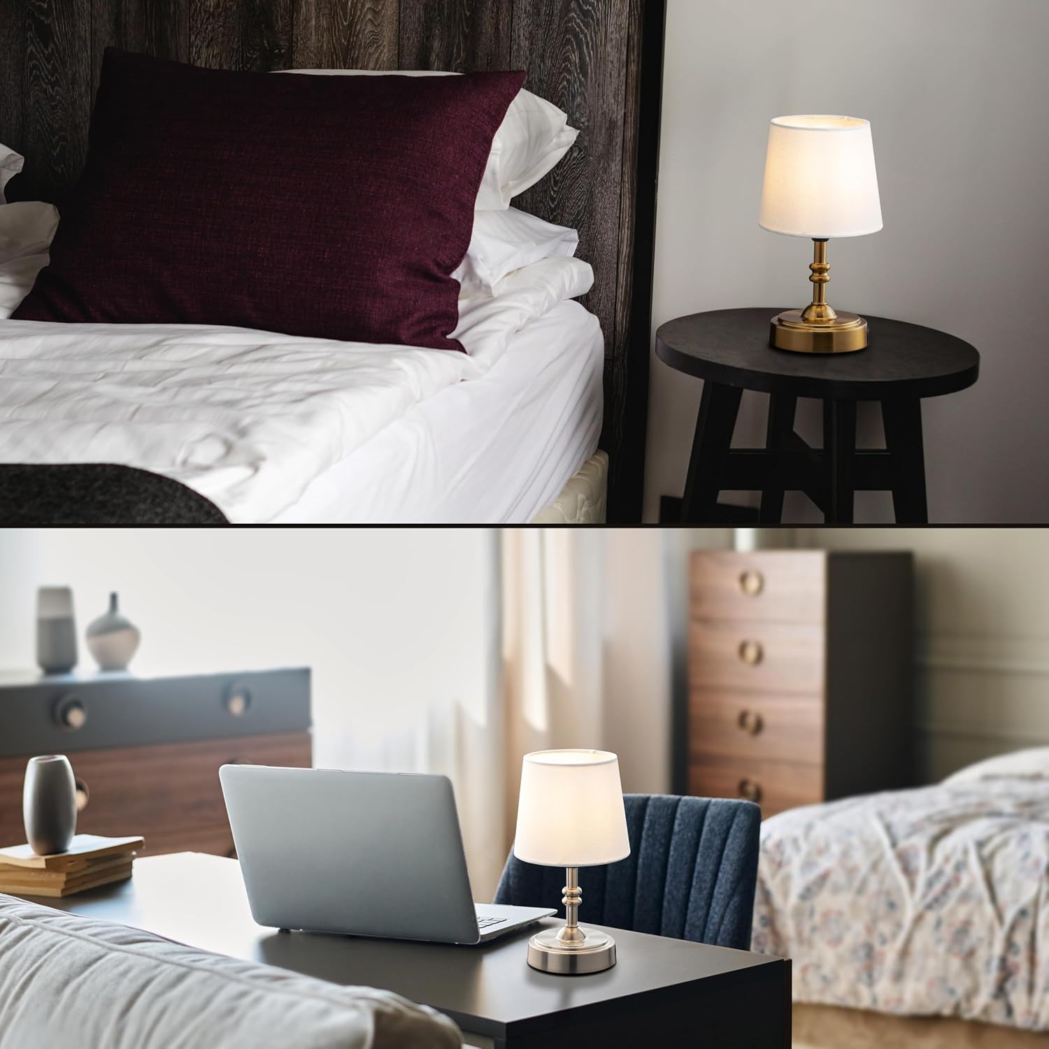 O’Bright Seraph mini – Cordless LED Table Lamp with Dimmer, Built-in Rechargeable Battery, 3-Level Brightness, Patio