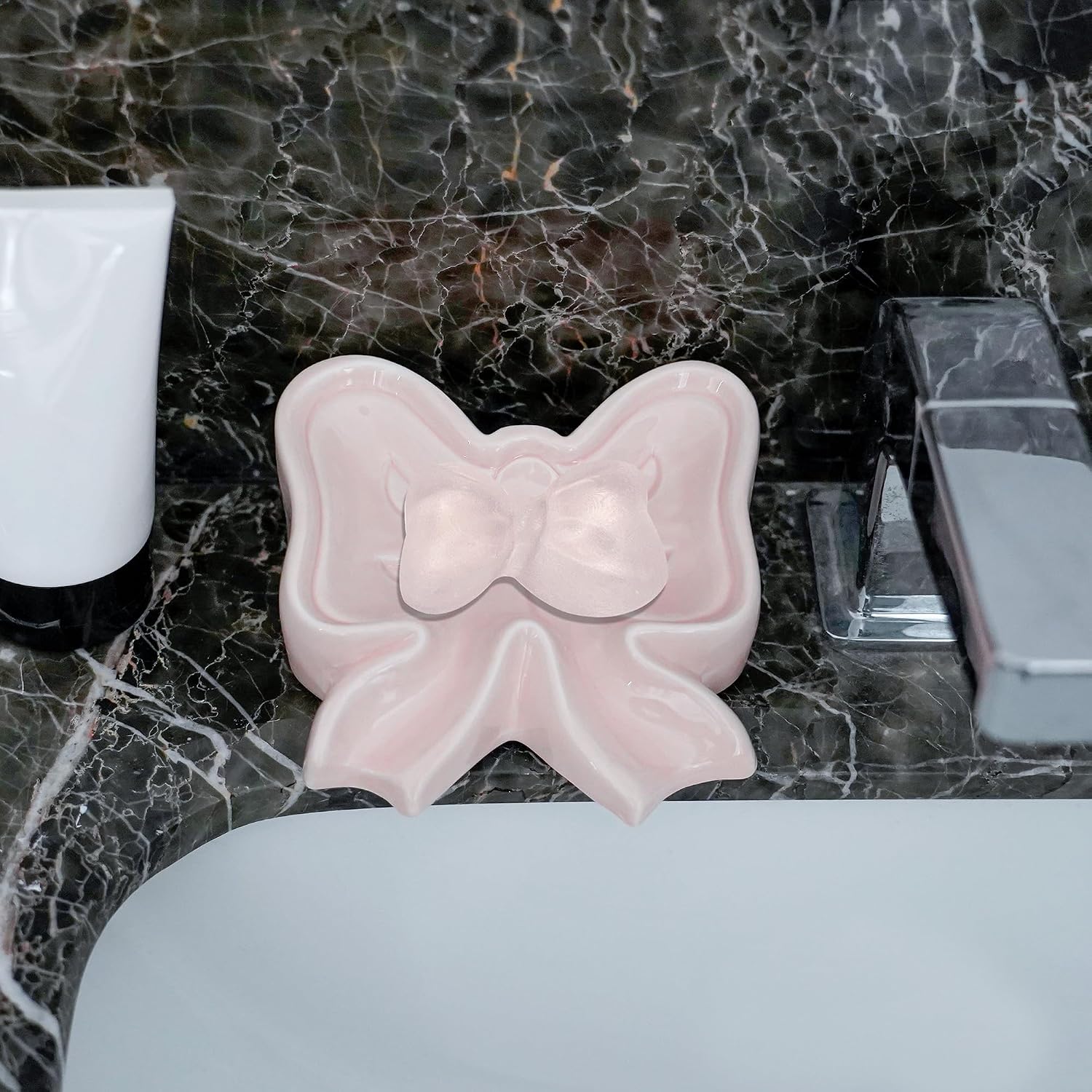 Ceramic Soaps Dish / Pink