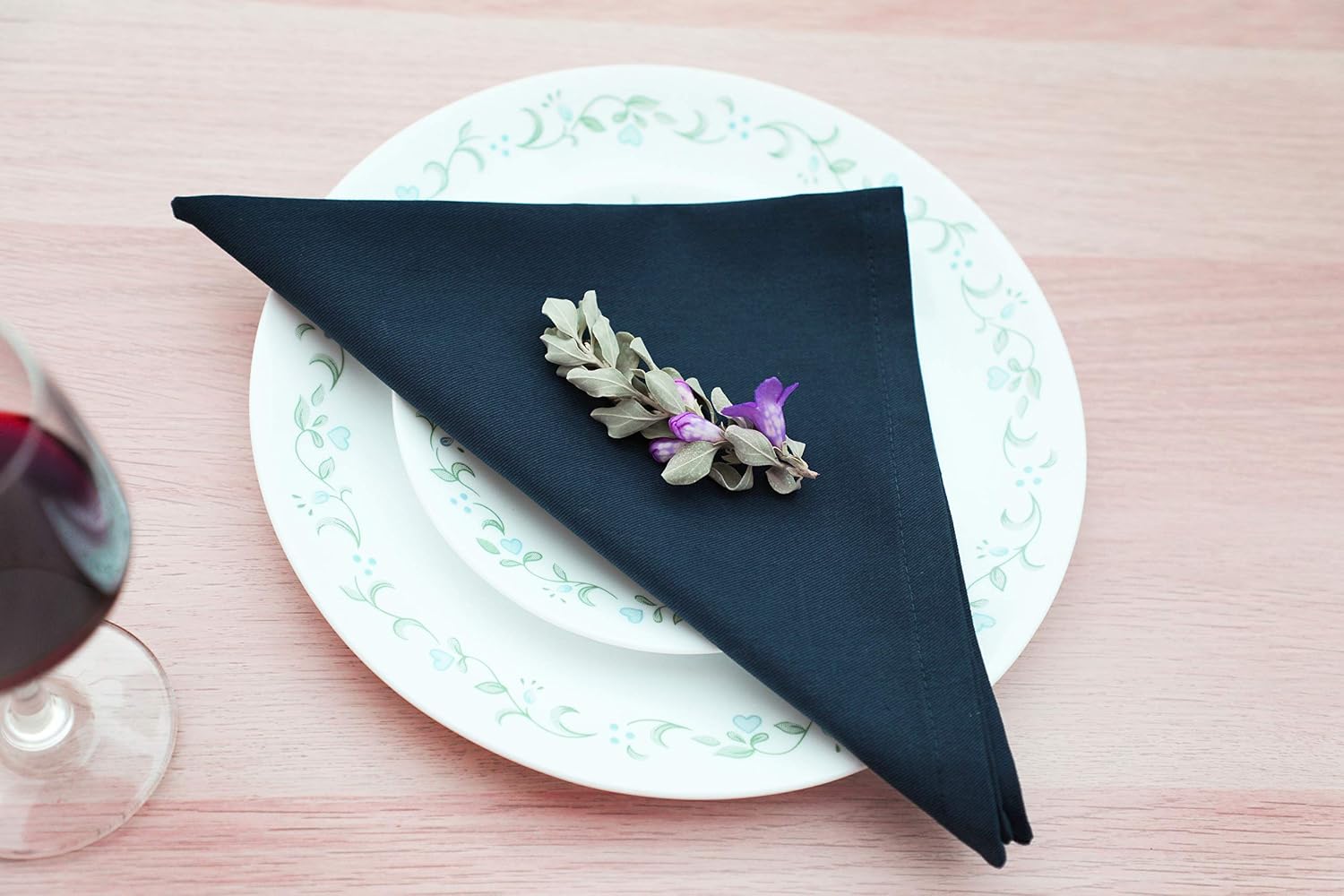 Cotton Cloth Napkins Set of 12 - Soft Premium Dinner Napkins with Hemmed Edges, Hotel Quality 18x18 Inch for Home