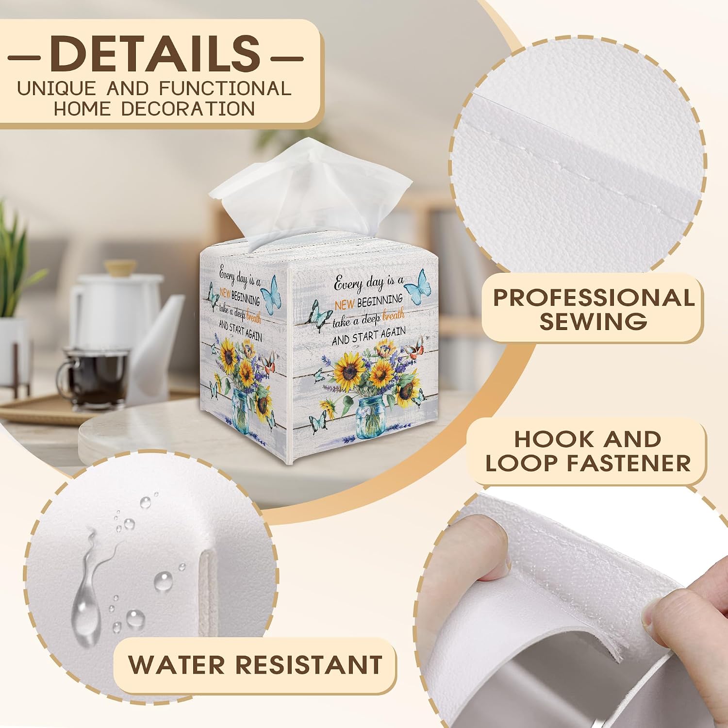 Tissue Box Cover Holder / Style-6