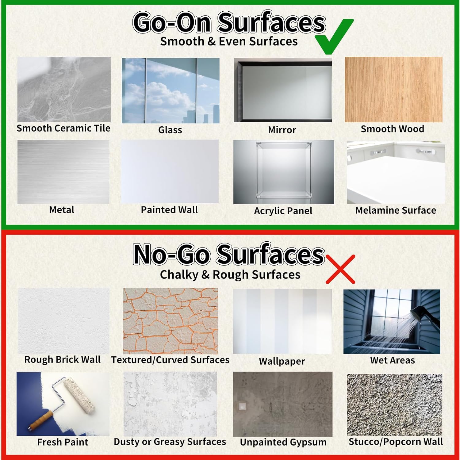 Waterproof Backsplash Wall Decals / Style D / 8 x 8 / Set of 24
