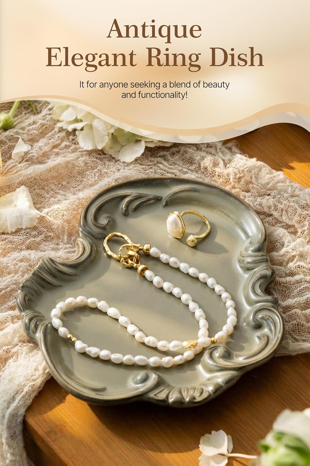 Jewelry Tray / Trinket Tray / Green