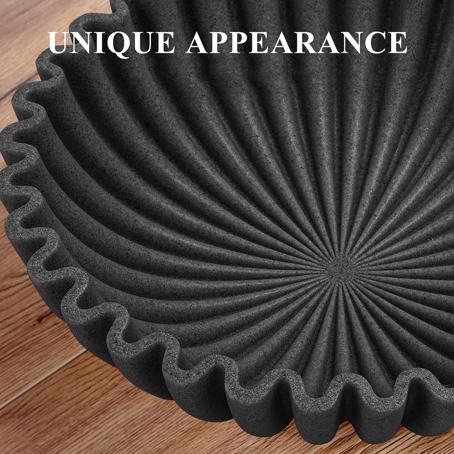 Modern Handicraft Bowls / Stone Black / 1 Piece