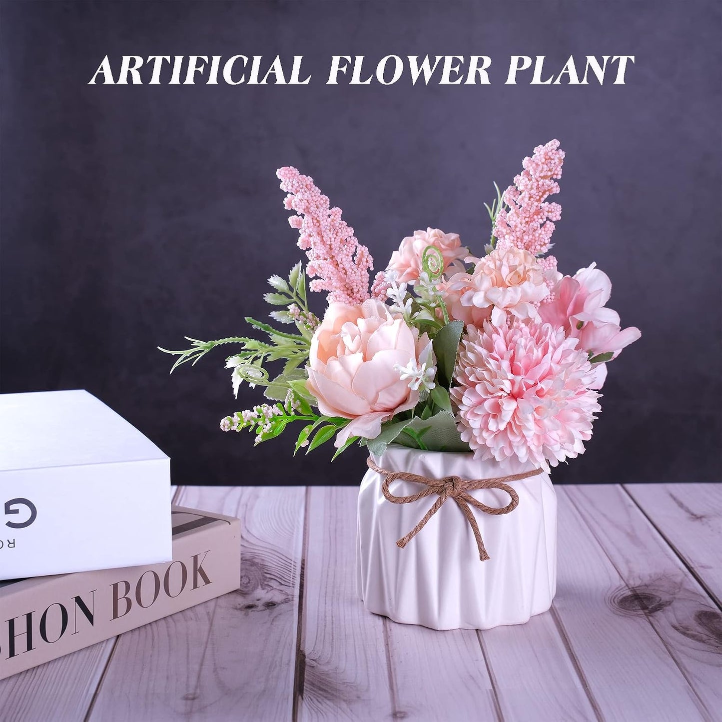 Artificial Potted Flowers / Pink