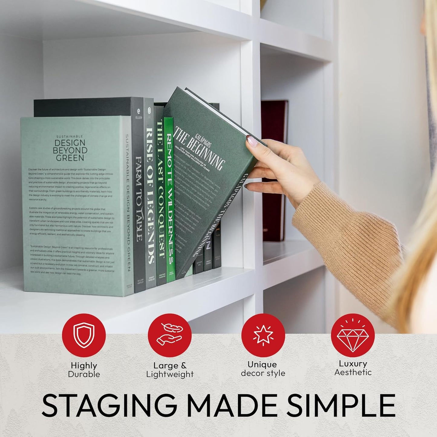 10 Book Set / Green / 10 Books