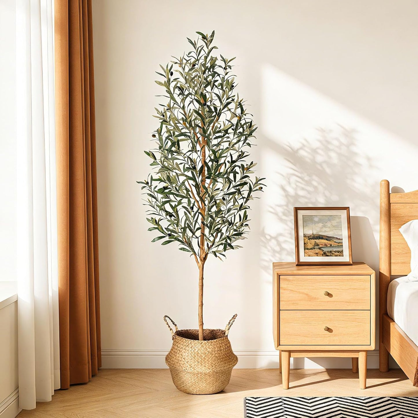 Lifelike Fake Plant / 6ft / Natural / 6 Inch