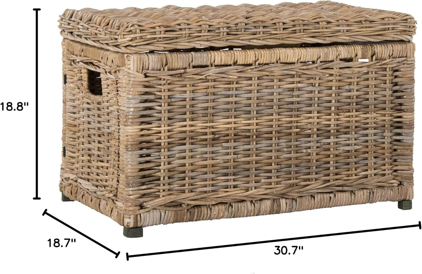 Rattan-Kubusoft Gray / Natural