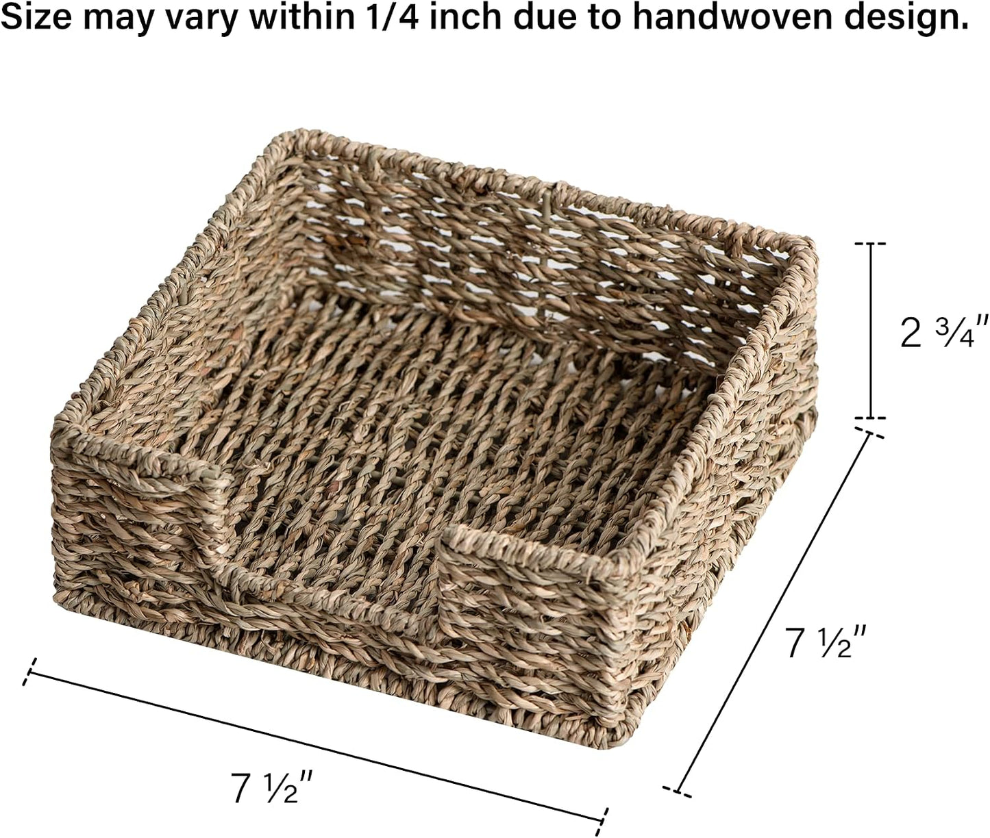 Wicker Napkin Baskets / Natural