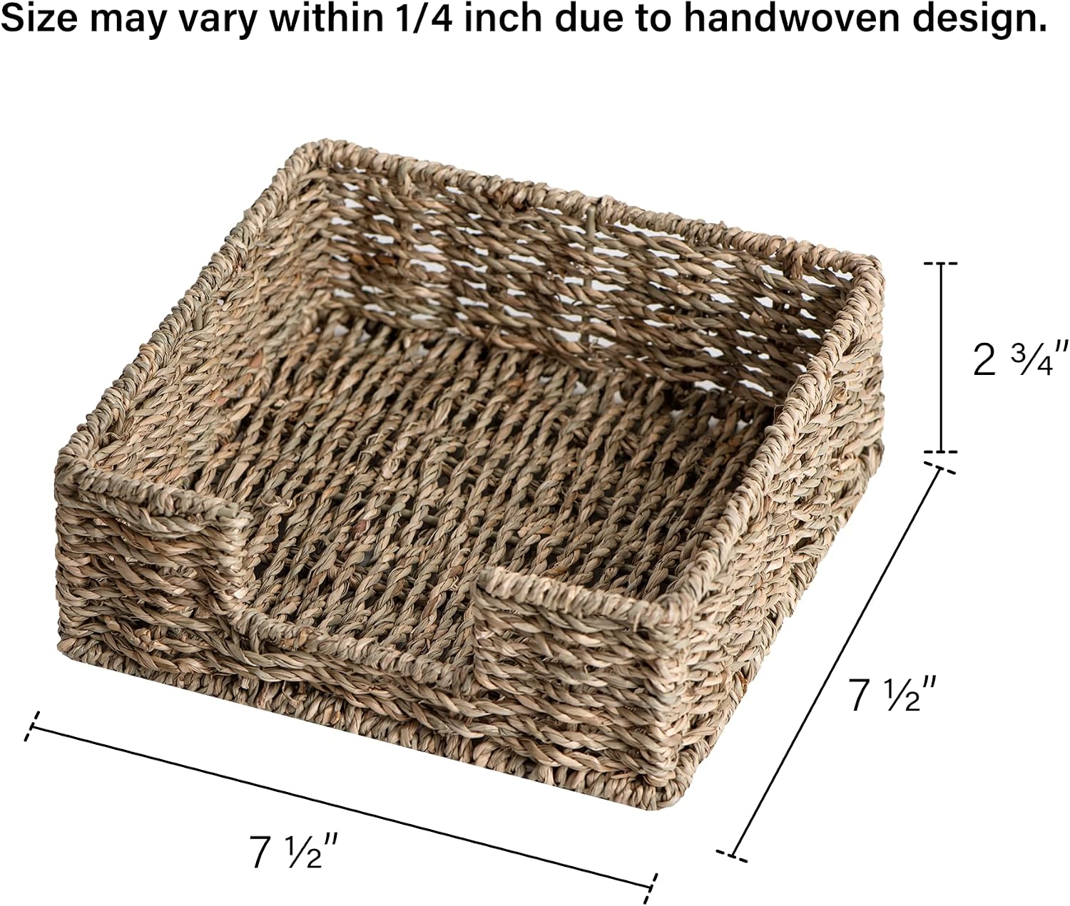 Wicker Napkin Baskets / Natural