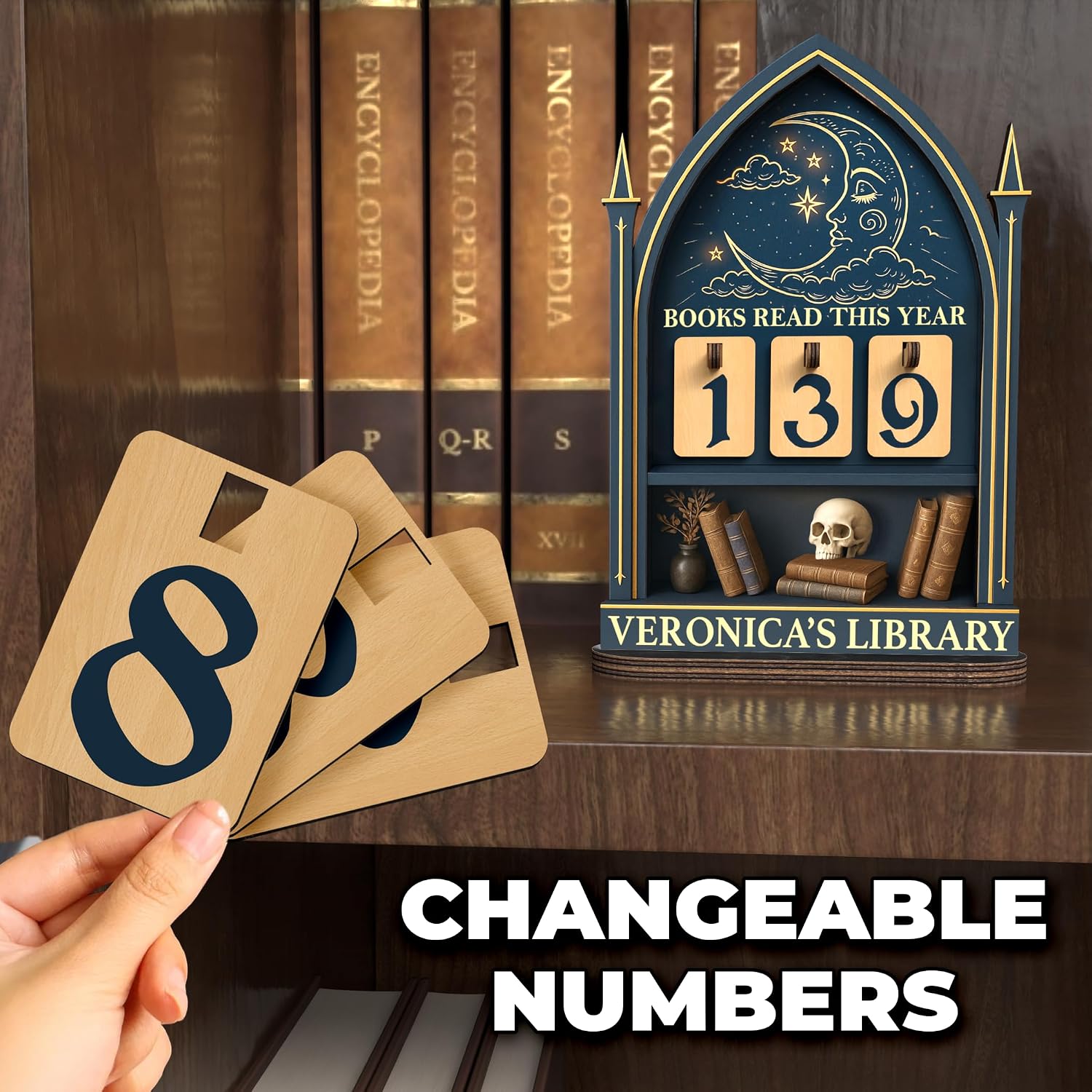 Personalized Book Tracker Sign / Book Tracker 3