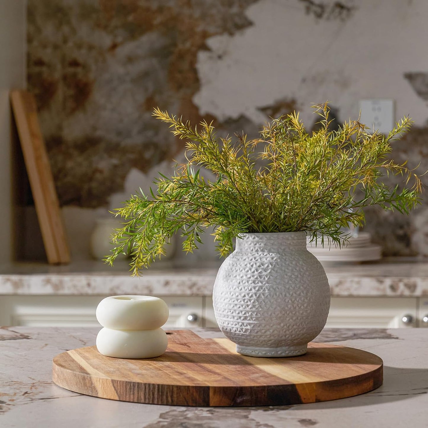 Ceramic Vase / Modern Decorative Vase / White