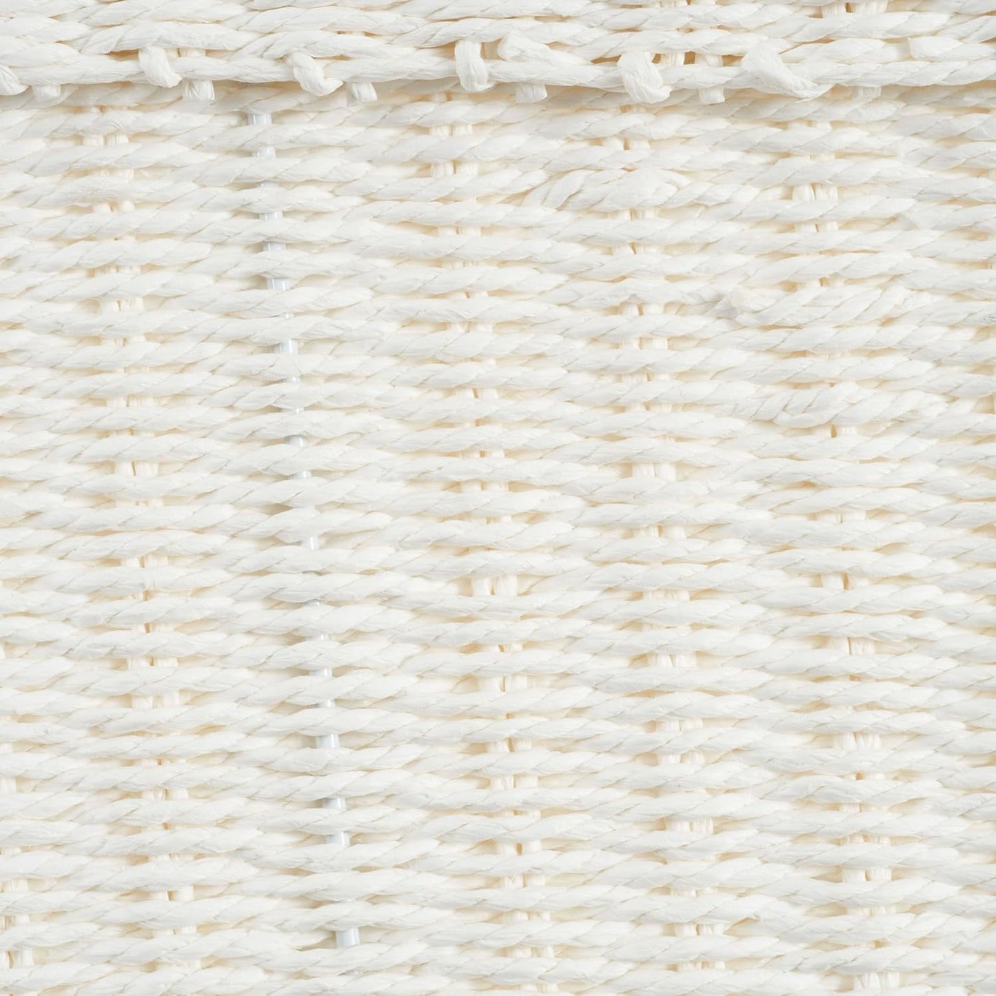 Wicker Basket / Multipurpose Storage Basket / White / Small