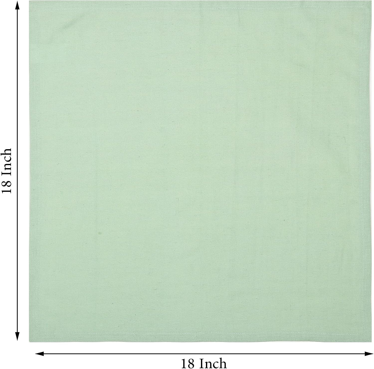 85% Cotton 15% Linen Dinner Cloth Set of 12 Napkins for Everyday Use Over Sized Easter Special Mitered Corners Napkins