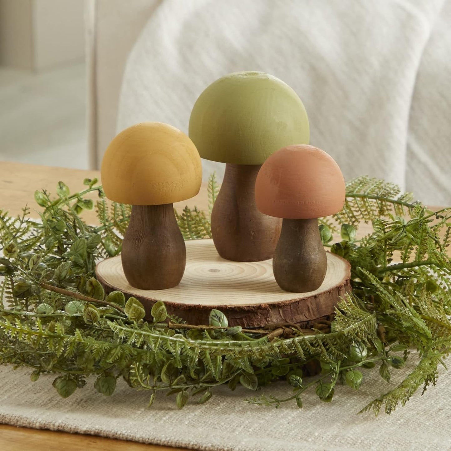 charming nature inspired gift / Woodland 3 / Yellow / Set of 3