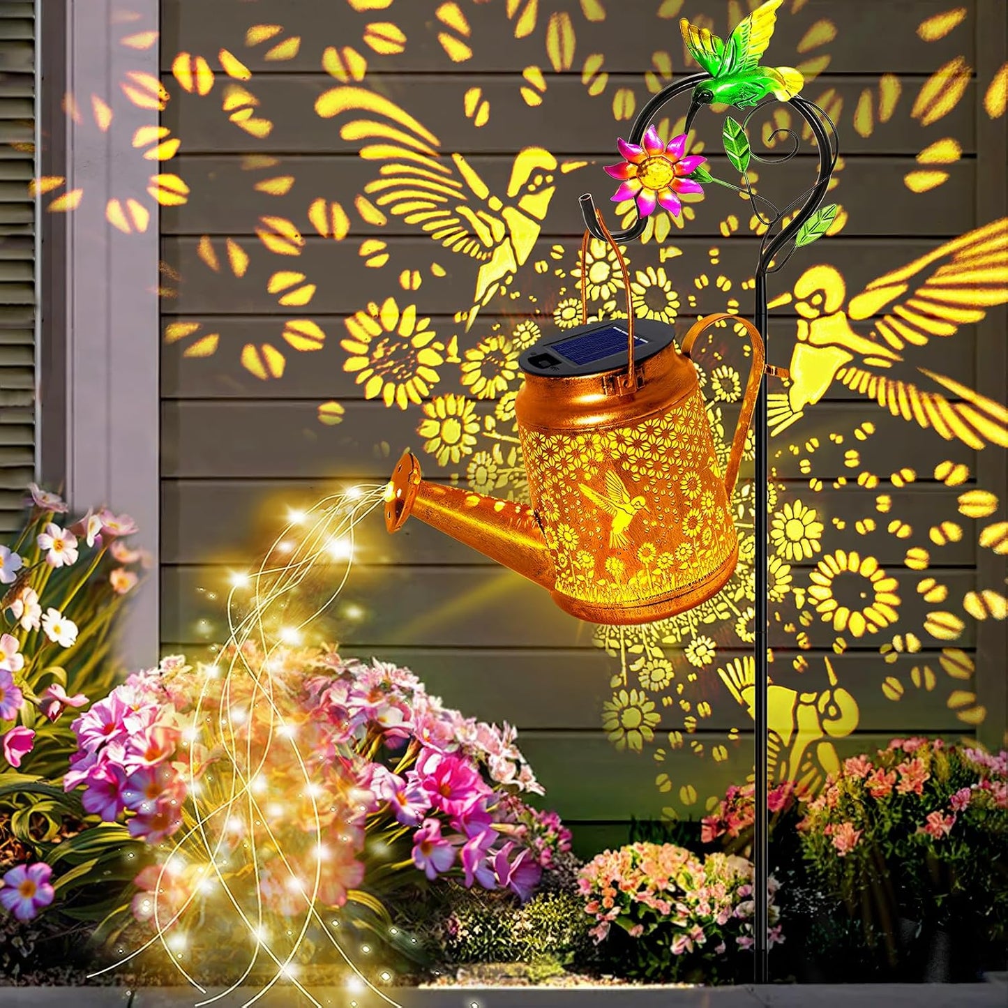 FOXMIS Hedgehog Statue Outdoor Solar Garden Decor for Outside Lawn Yard Patio, Home Office Decorations Indoor Lights
