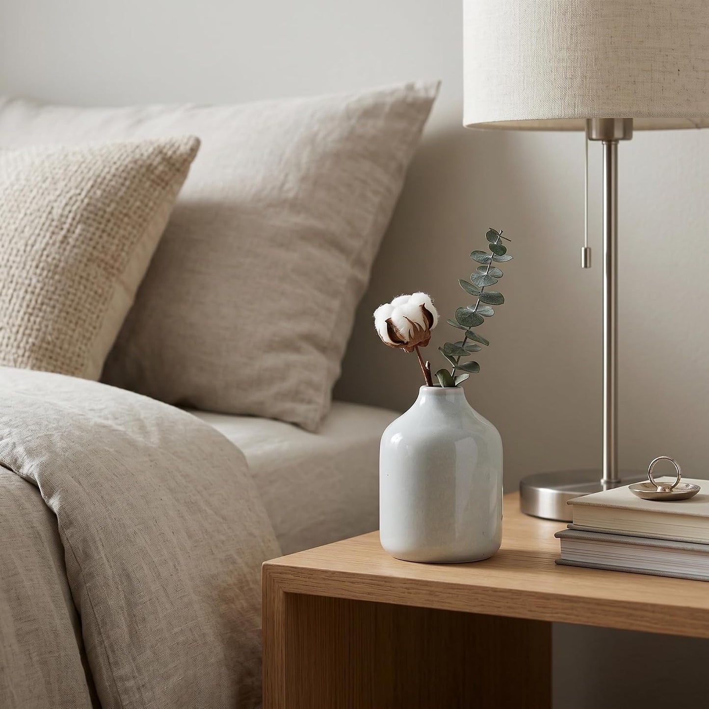 Grey Modern Vase / Gray / 4 Inch