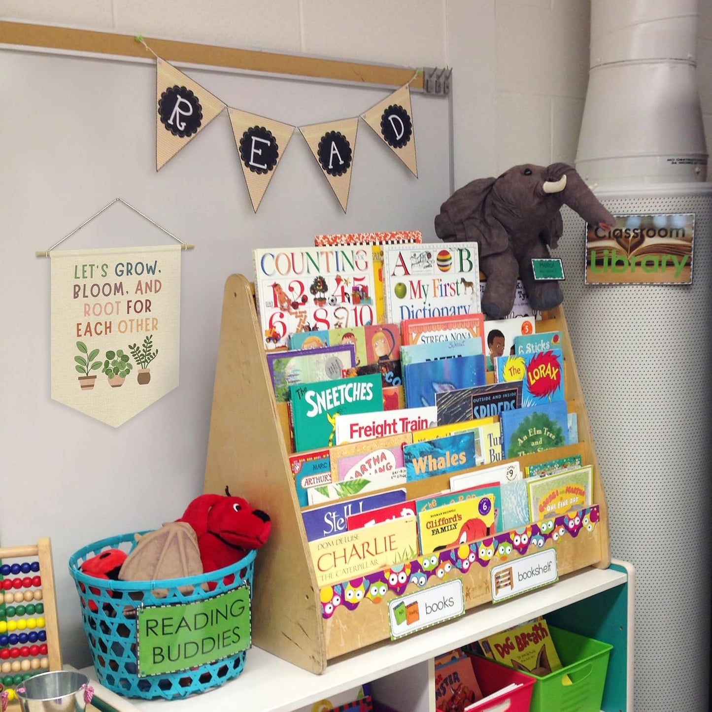 Greenery Plant Classroom Lets / Lets Grow Bloom and Root for Each Other / Green