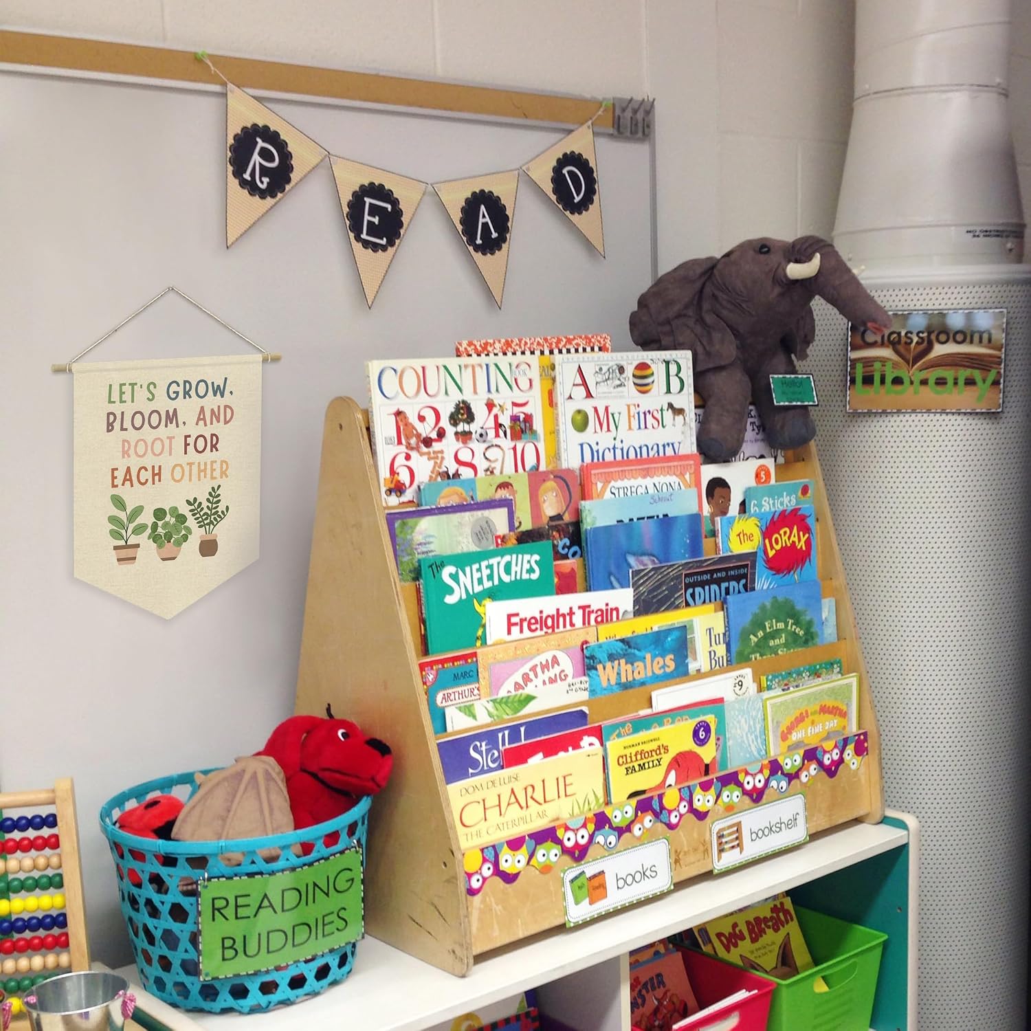 Greenery Plant Classroom Lets / Lets Grow Bloom and Root for Each Other / Green