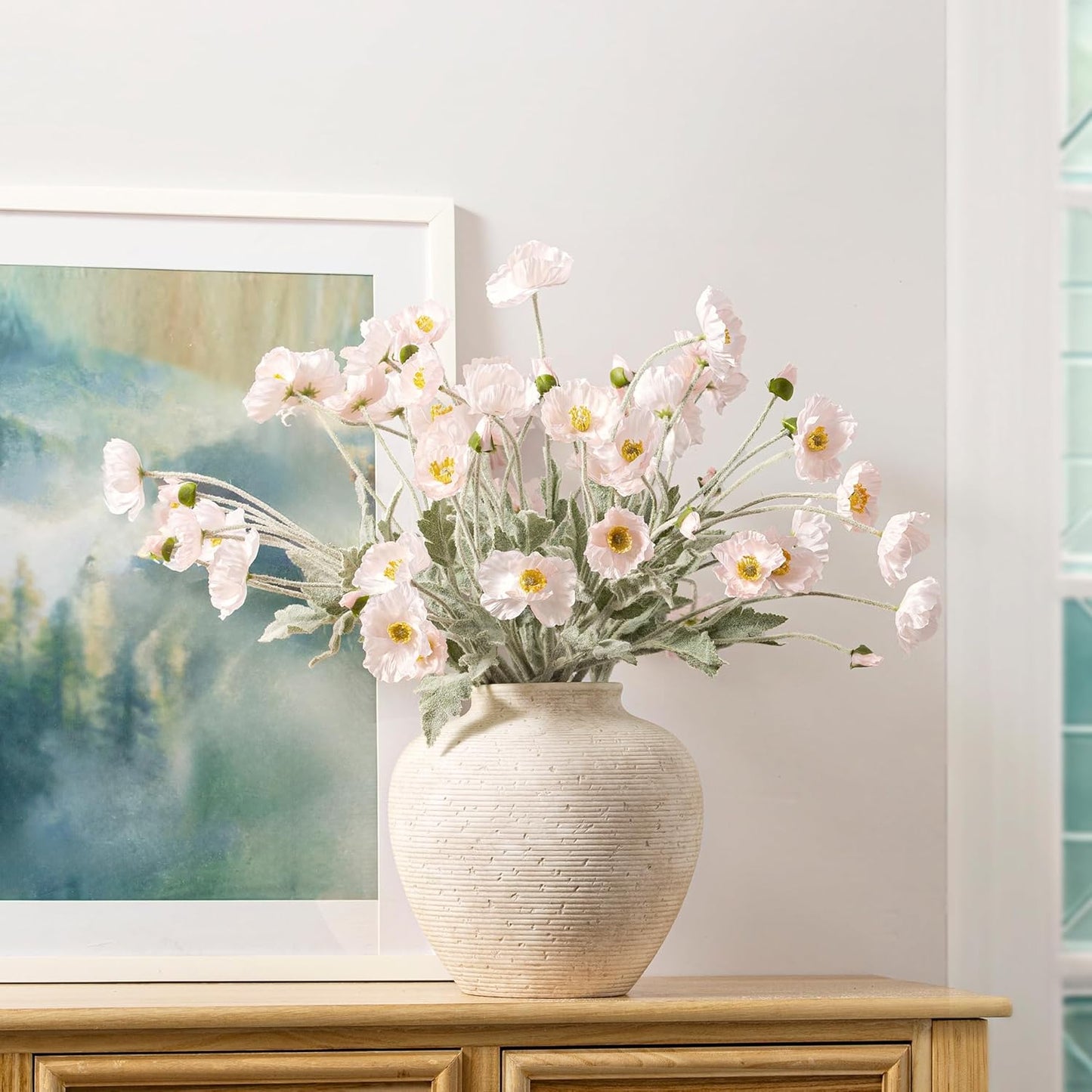 Ceramic Flower Vase Home Decor / Rustic-10
