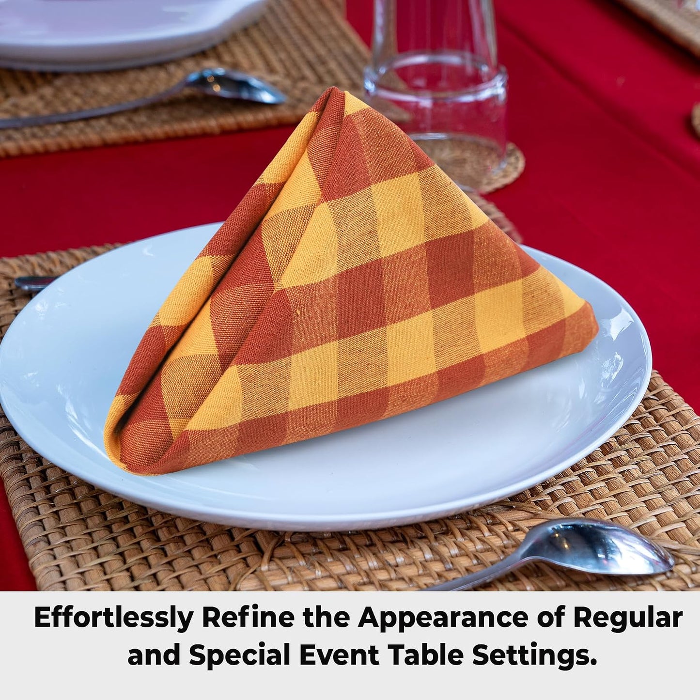 Urban Villa Cloth Napkins Cotton 20x20 (Set of 6) Brigld