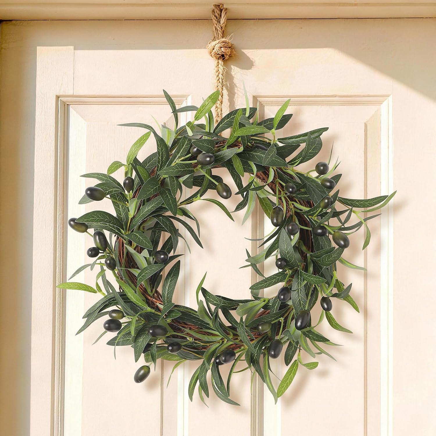 15.7" Artificial Olive Branches / Green Olive Branch / Set of 6