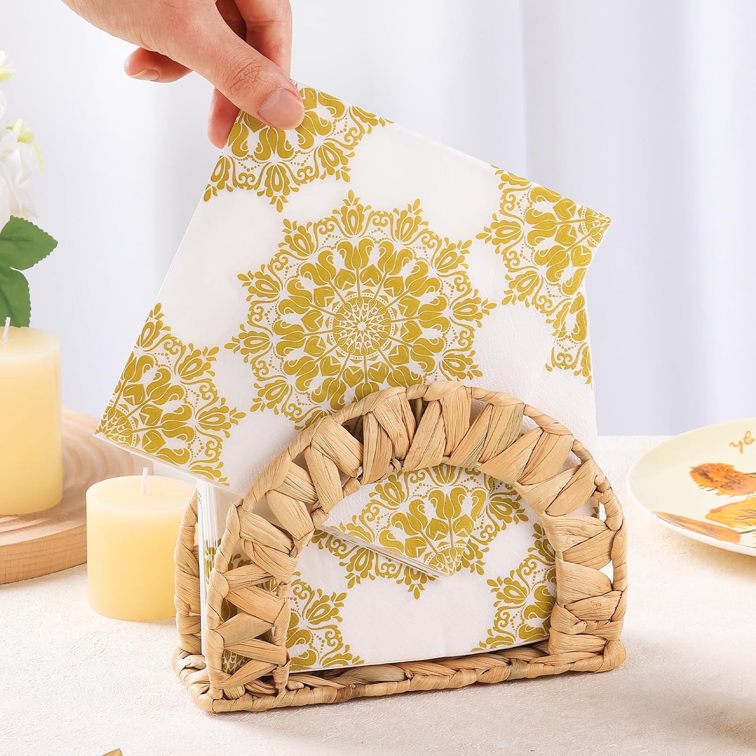 Rattan Napkin Holder / Set of 2
