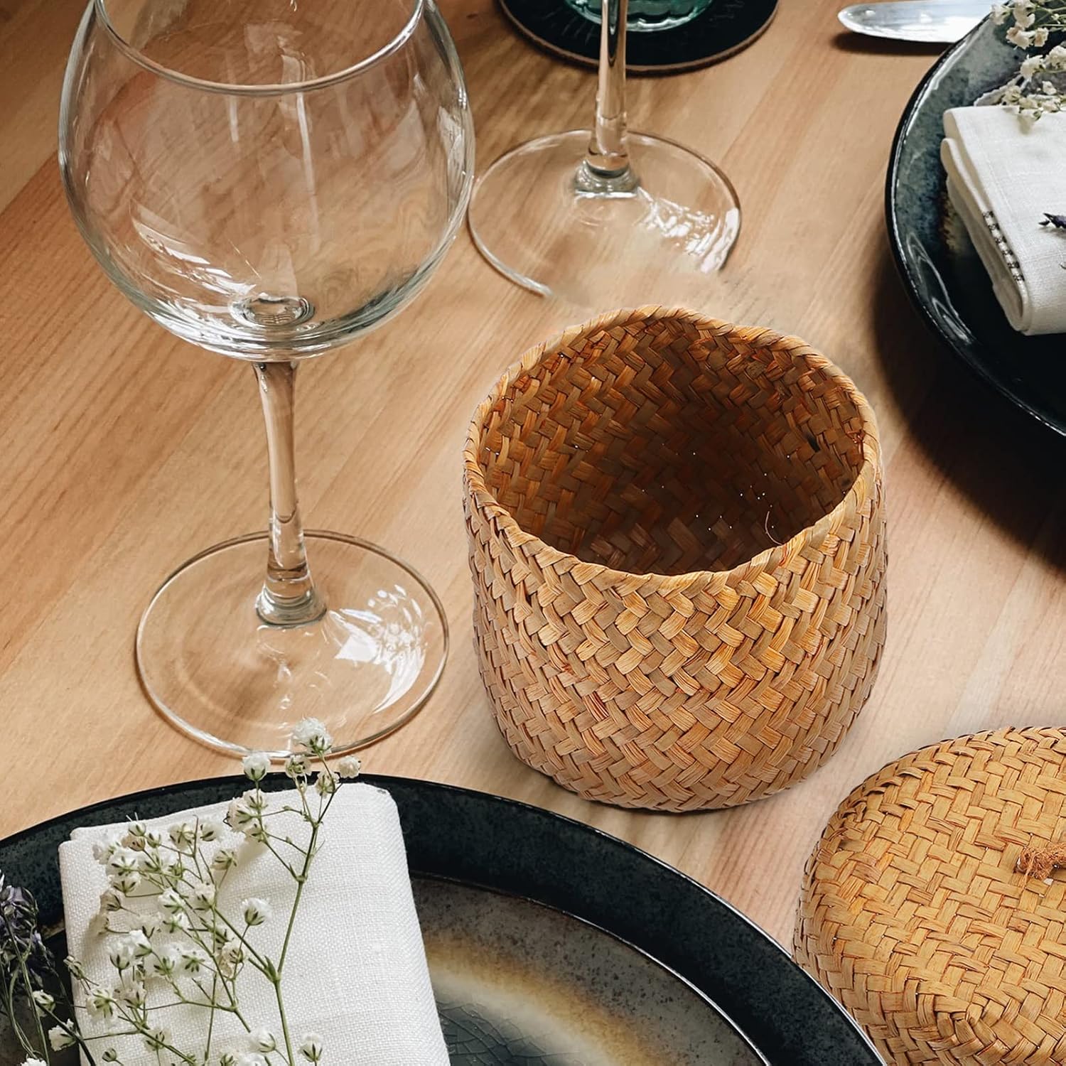 Mini Round Seagrass Basket