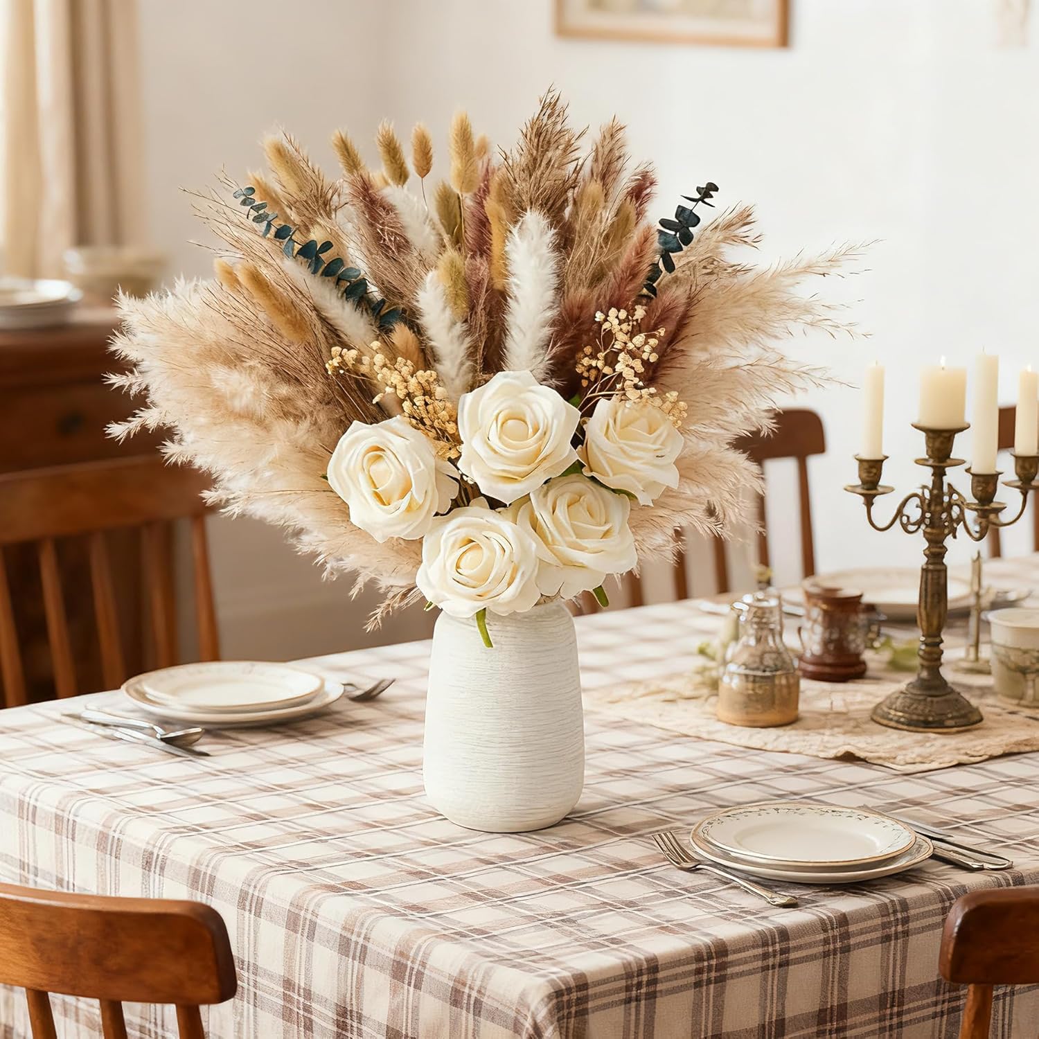 Boho Dried Flowers / Natural / Set of 100