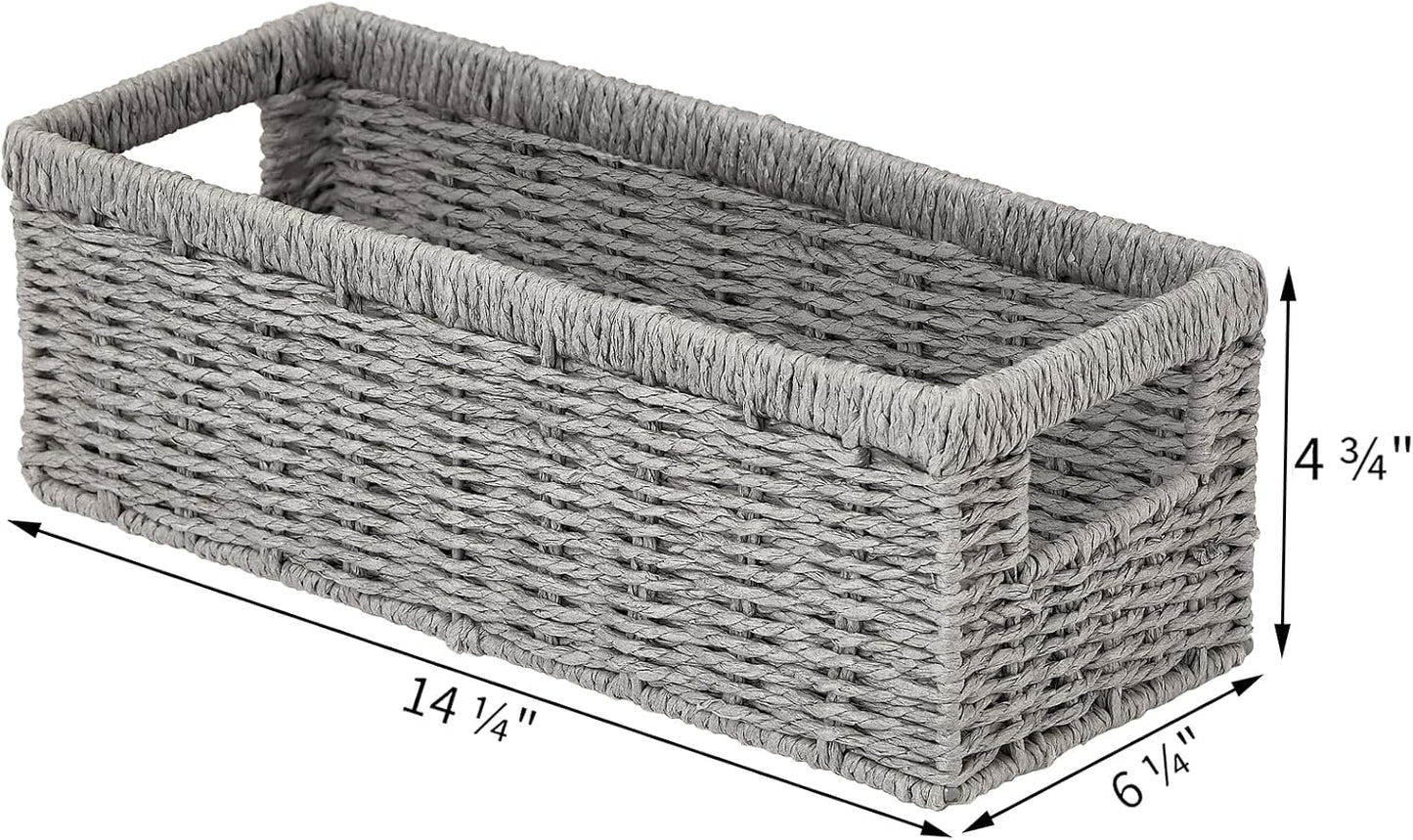 Wicker Baskets / Wicker Storage Basket / Paper Rope