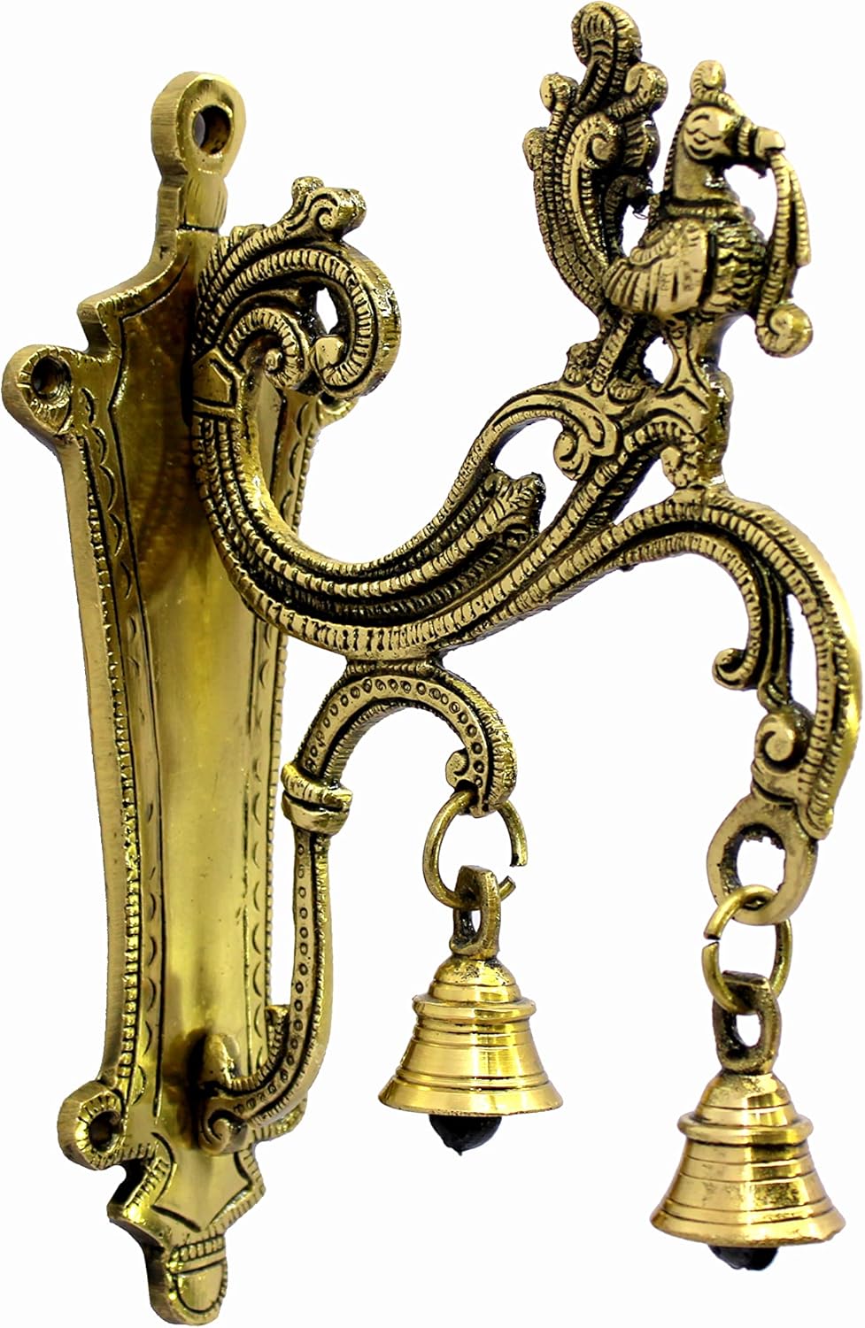 Brass Wall Bracket Wall Hanger for Hanging Diya Lamp / 8.5" Inches