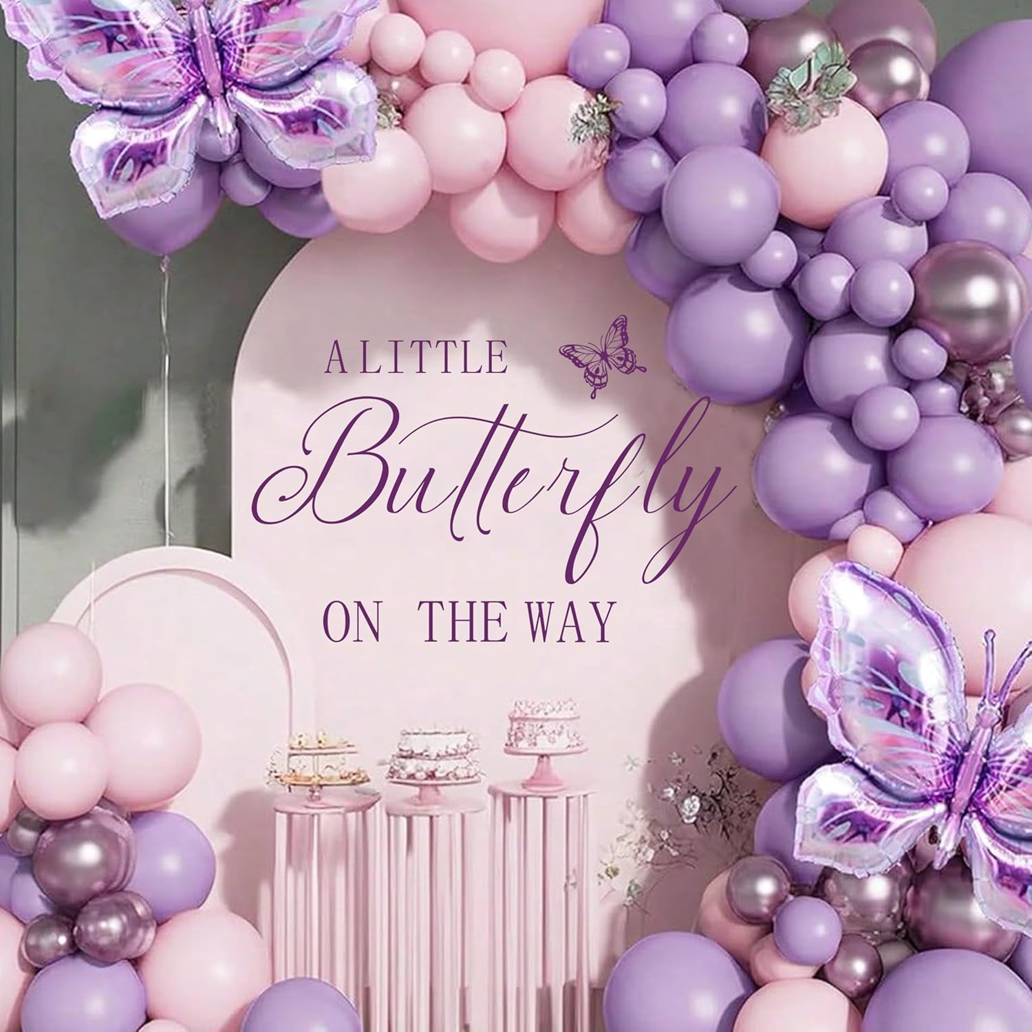 Butterfly Decal / Vinyl Stickers for Butterfly Backdrop / Pink