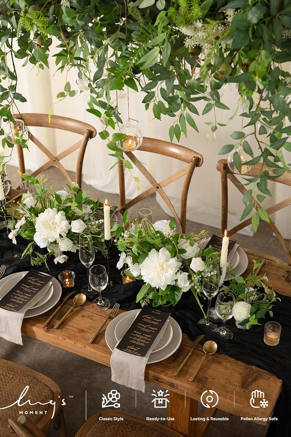 Silk Greenery Garlands / Set of 7
