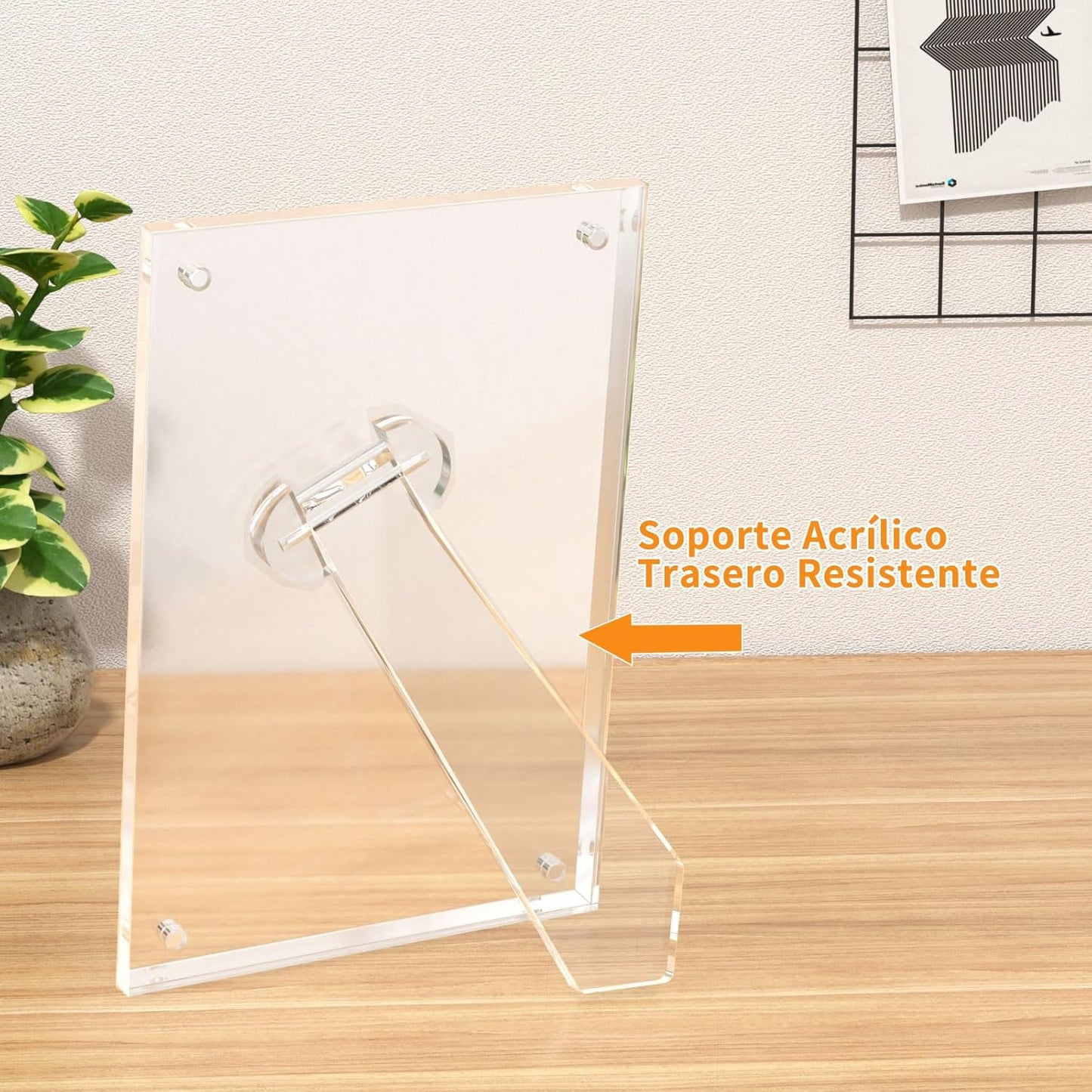Acrylic Picture Frame / 5 x 7 / Set of 2