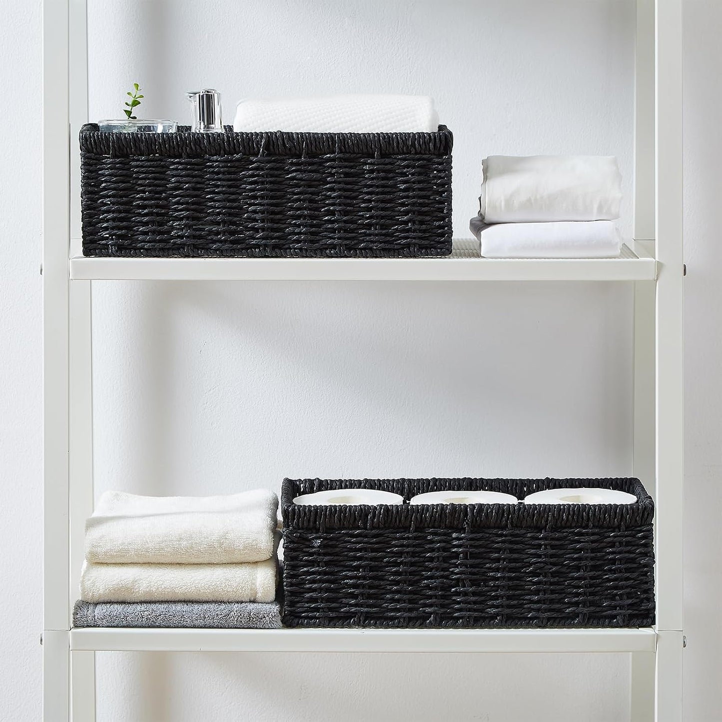 Wicker Baskets / Wicker Storage Basket / Paper Rope