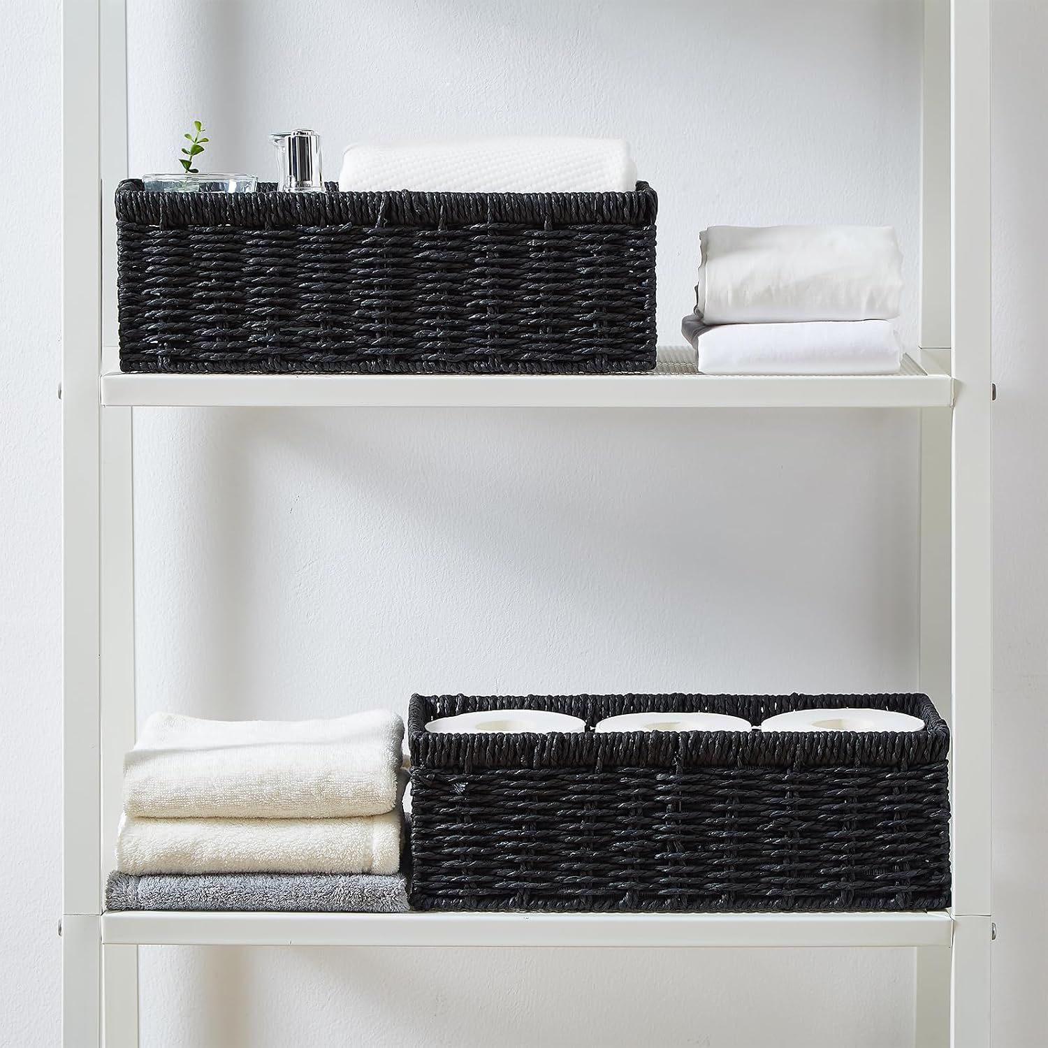 Wicker Baskets / Wicker Storage Basket / Paper Rope