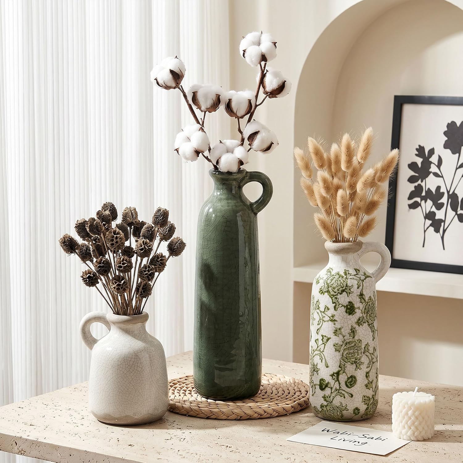 Ceramic Vase Set / Aa / Set of 3