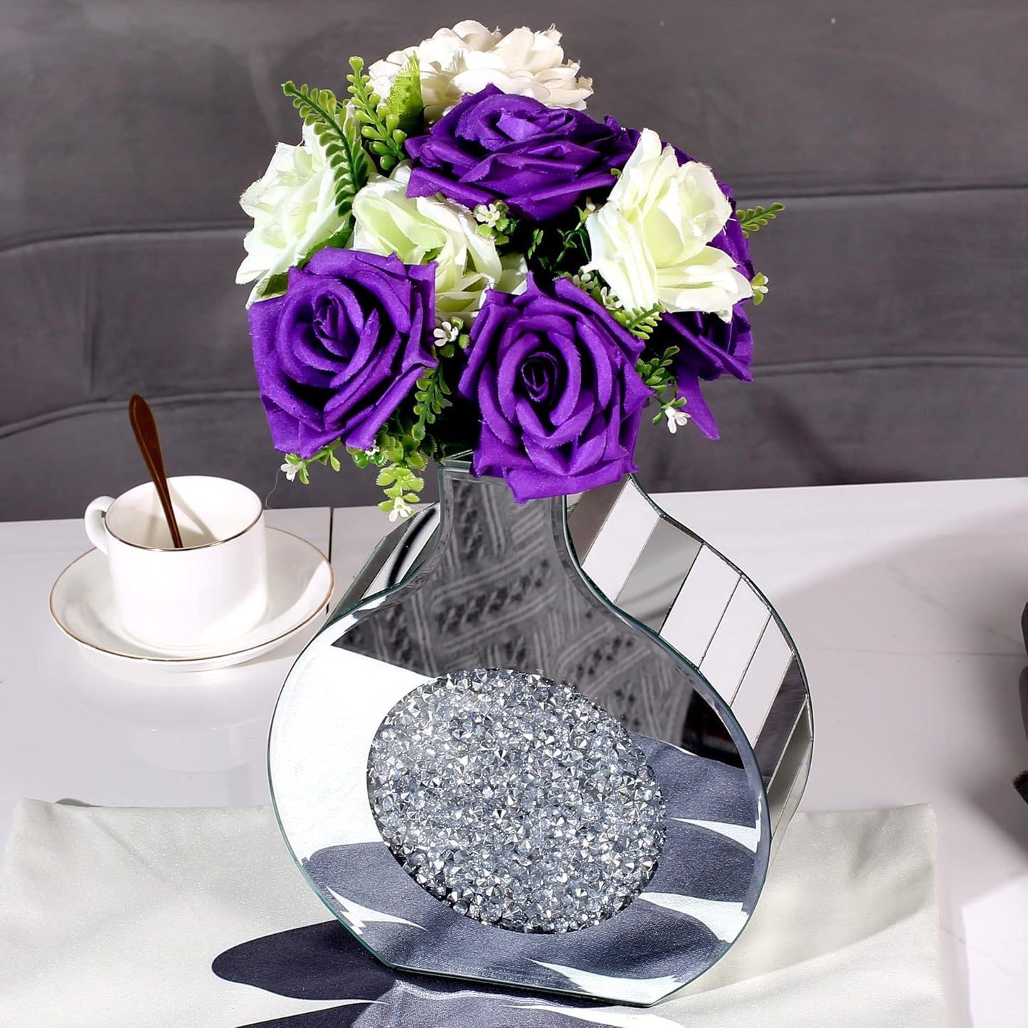 Flower Vase Mirror Finish Vases for Decor