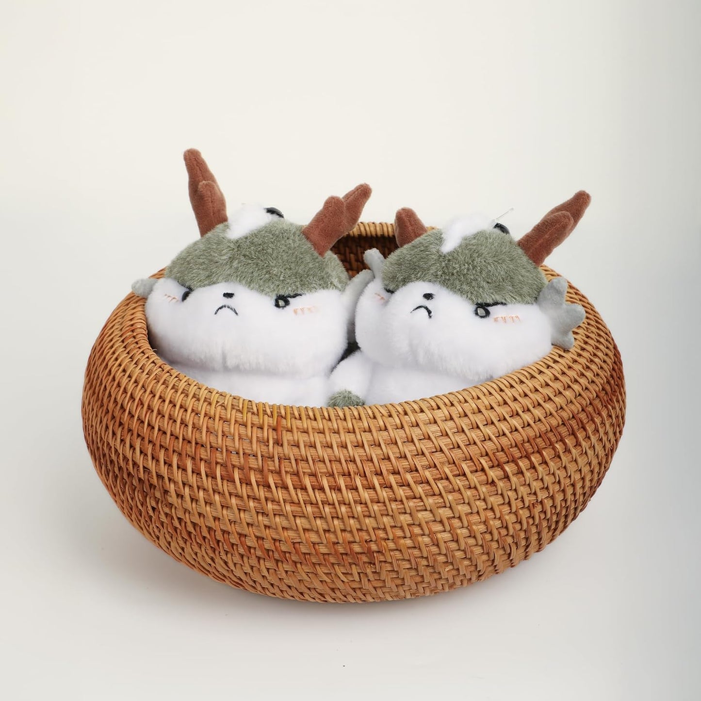 Handwoven Rattan Basket / High:9.06"d*6.30"h / Natural