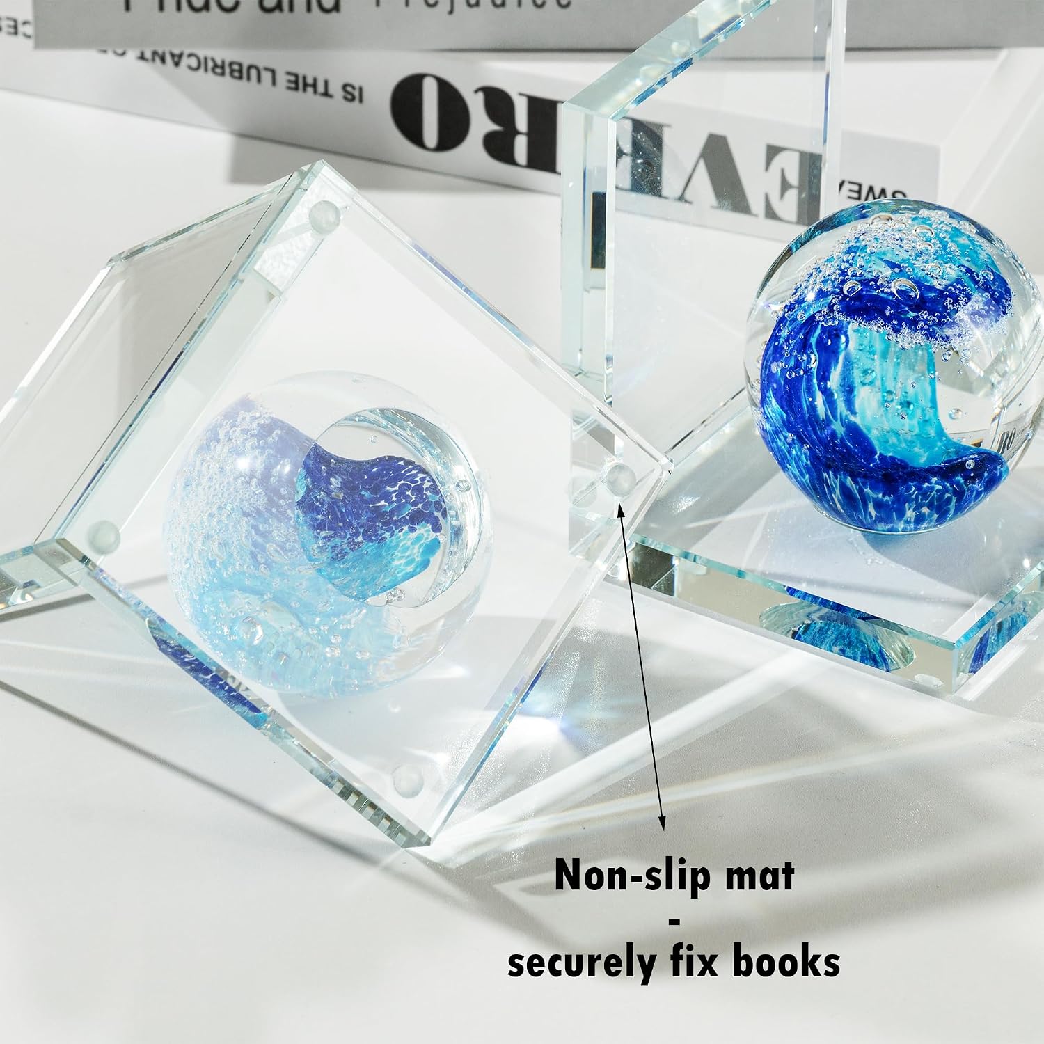Glass Wave Ball Decor Book