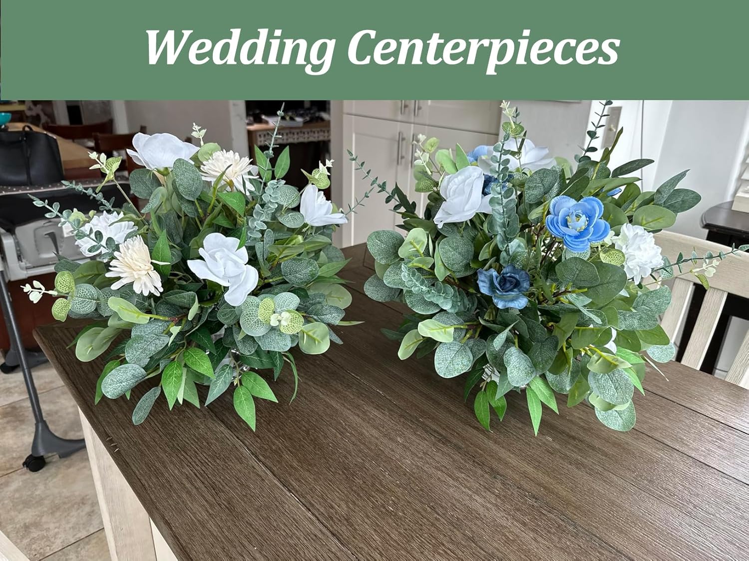 Italian Ruscus Greenery Stems Artificial Silk Greenery Leaves Garland / Green / 23 Inch / Set of 12