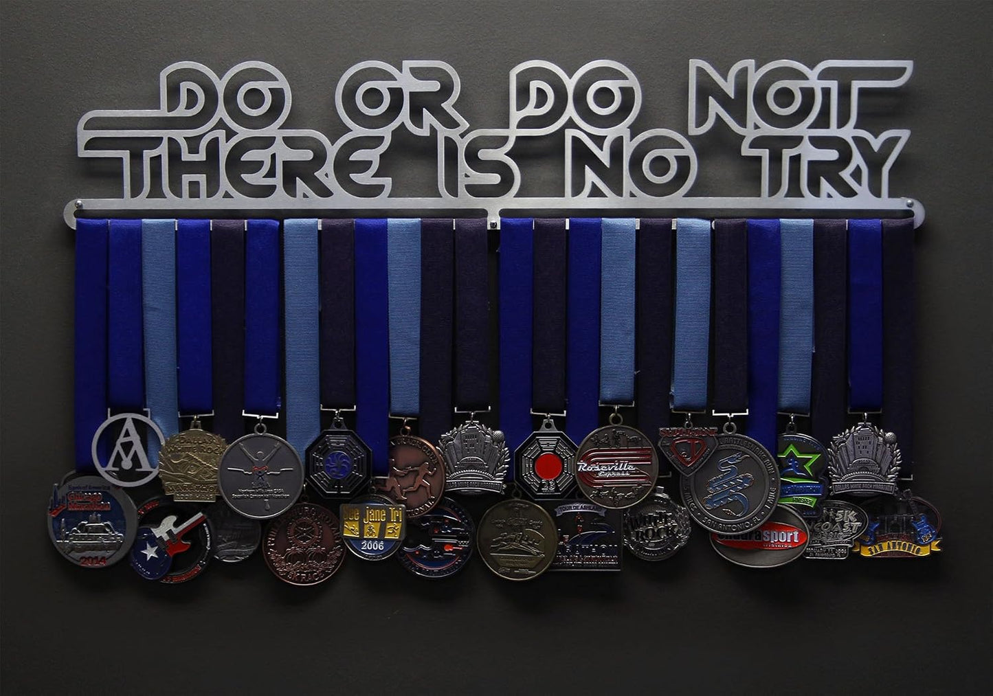 Allied Medal Hangers - Do Or Do Not, There is No Try - Multiple Medal Holder Display Rack