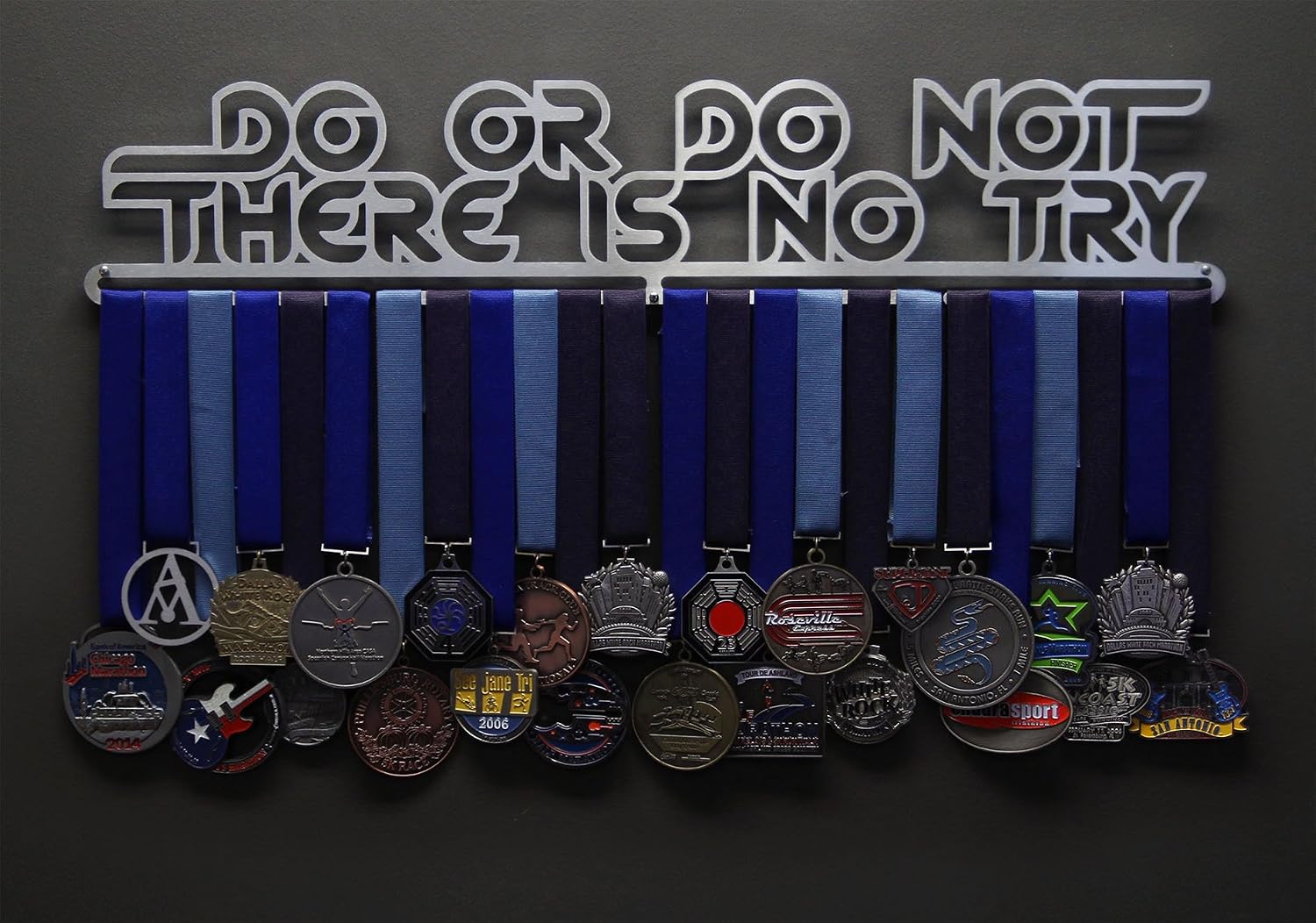 Allied Medal Hangers - Do Or Do Not, There is No Try - Multiple Medal Holder Display Rack