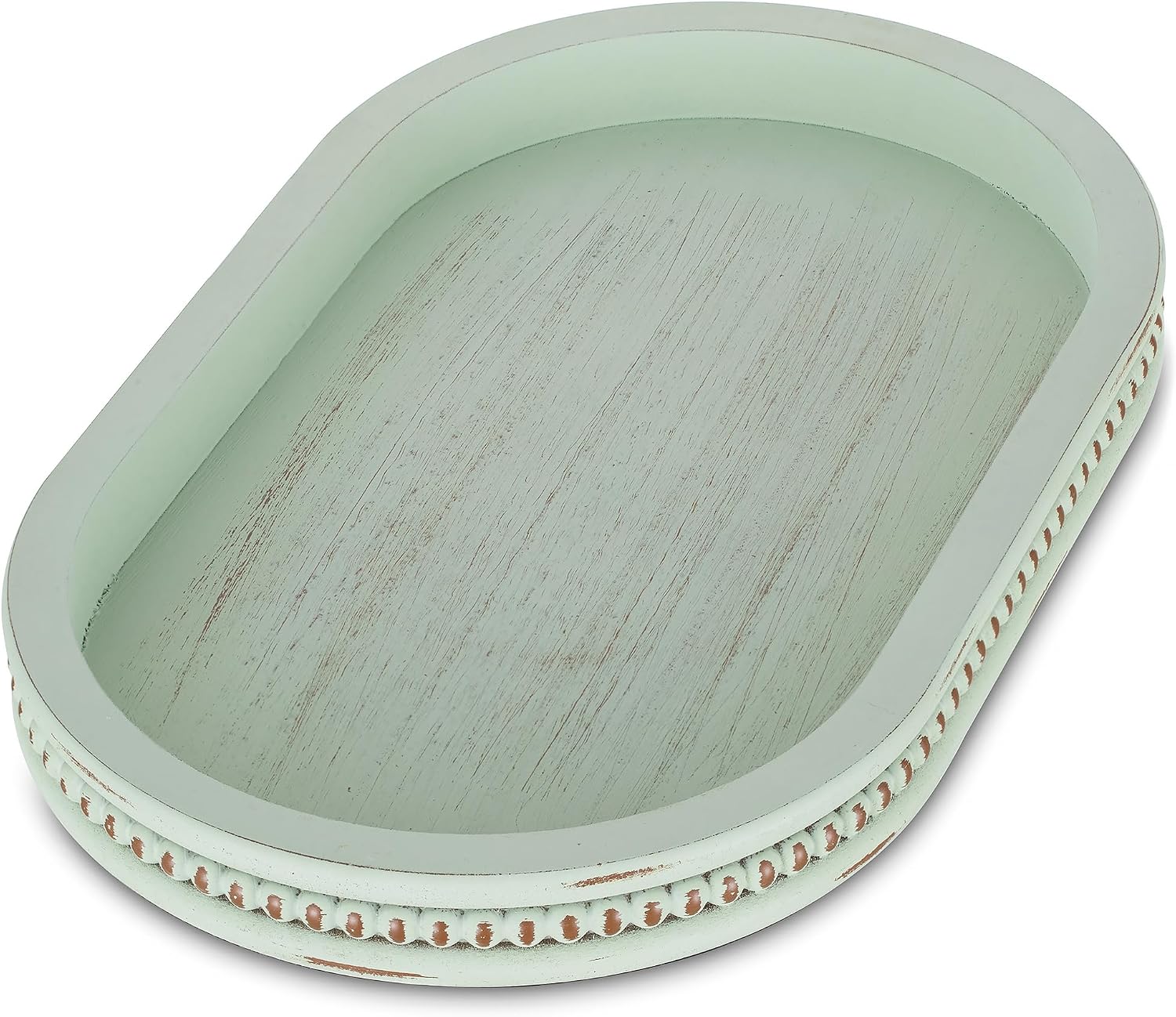 Decorative Trays / Oval Bathroom Trays / Sage Green