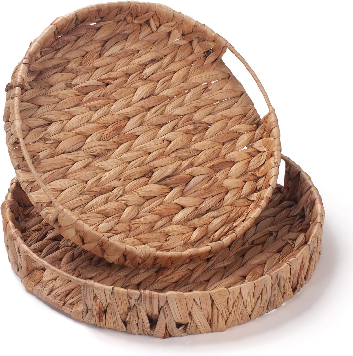 Round Serving Tray / 11.8 Inch / Set of 2