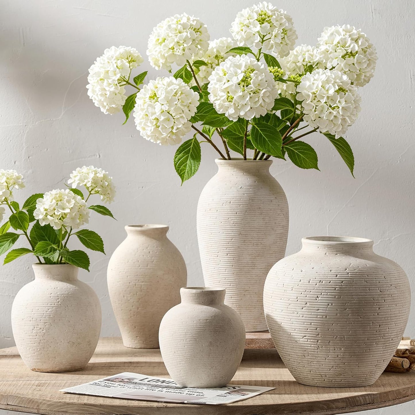 Ceramic Flower Vase Home Decor / Rustic-10